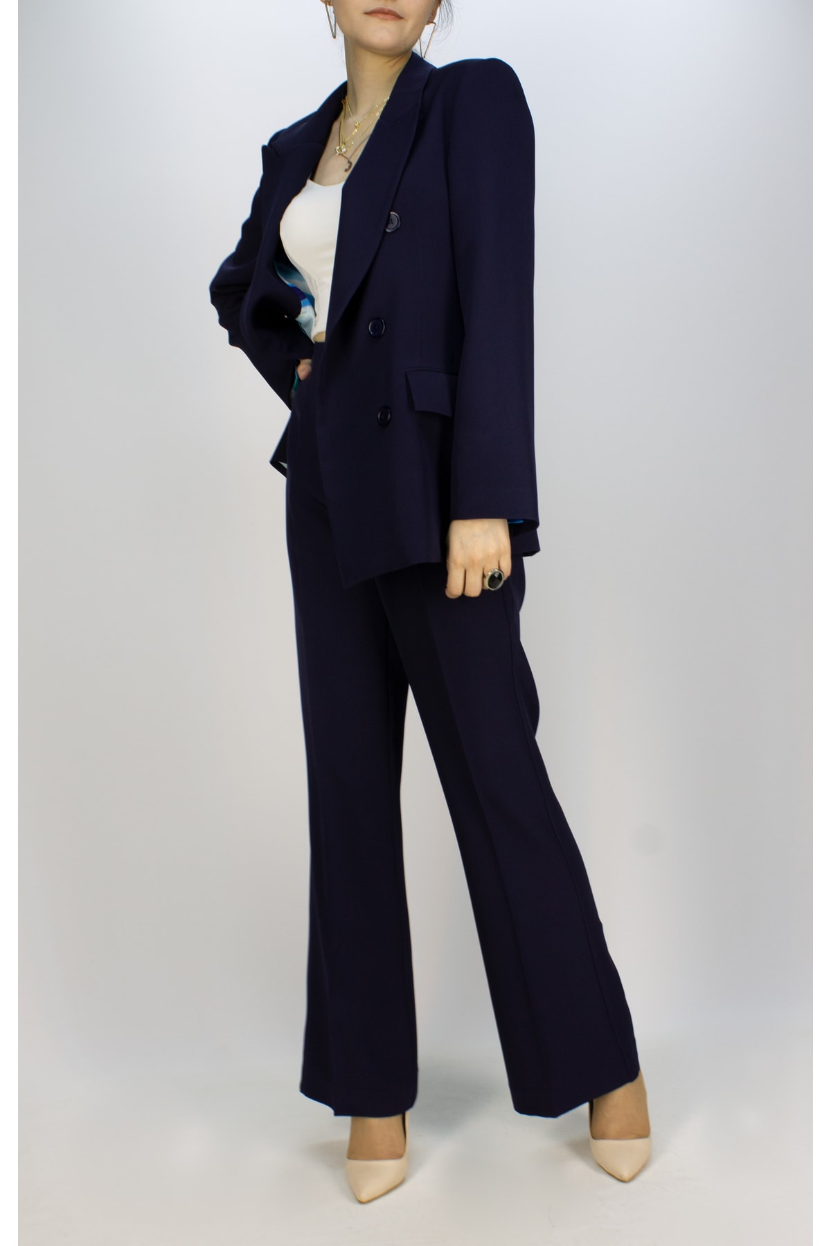 Double Breasted Suit Spanish Trousers