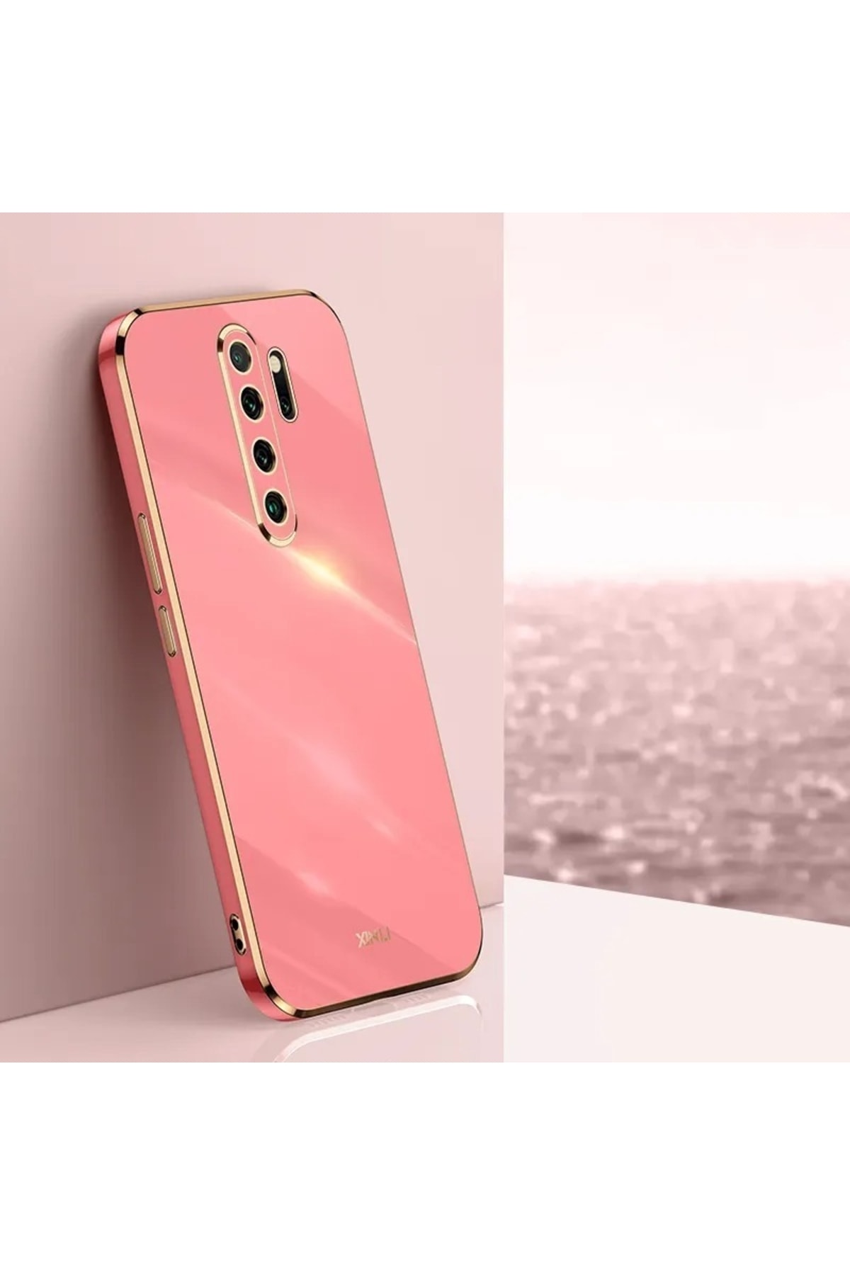 Xiaomi Note 8 Pro Compatible Case Gold Detailed Vivid Color Silicone
