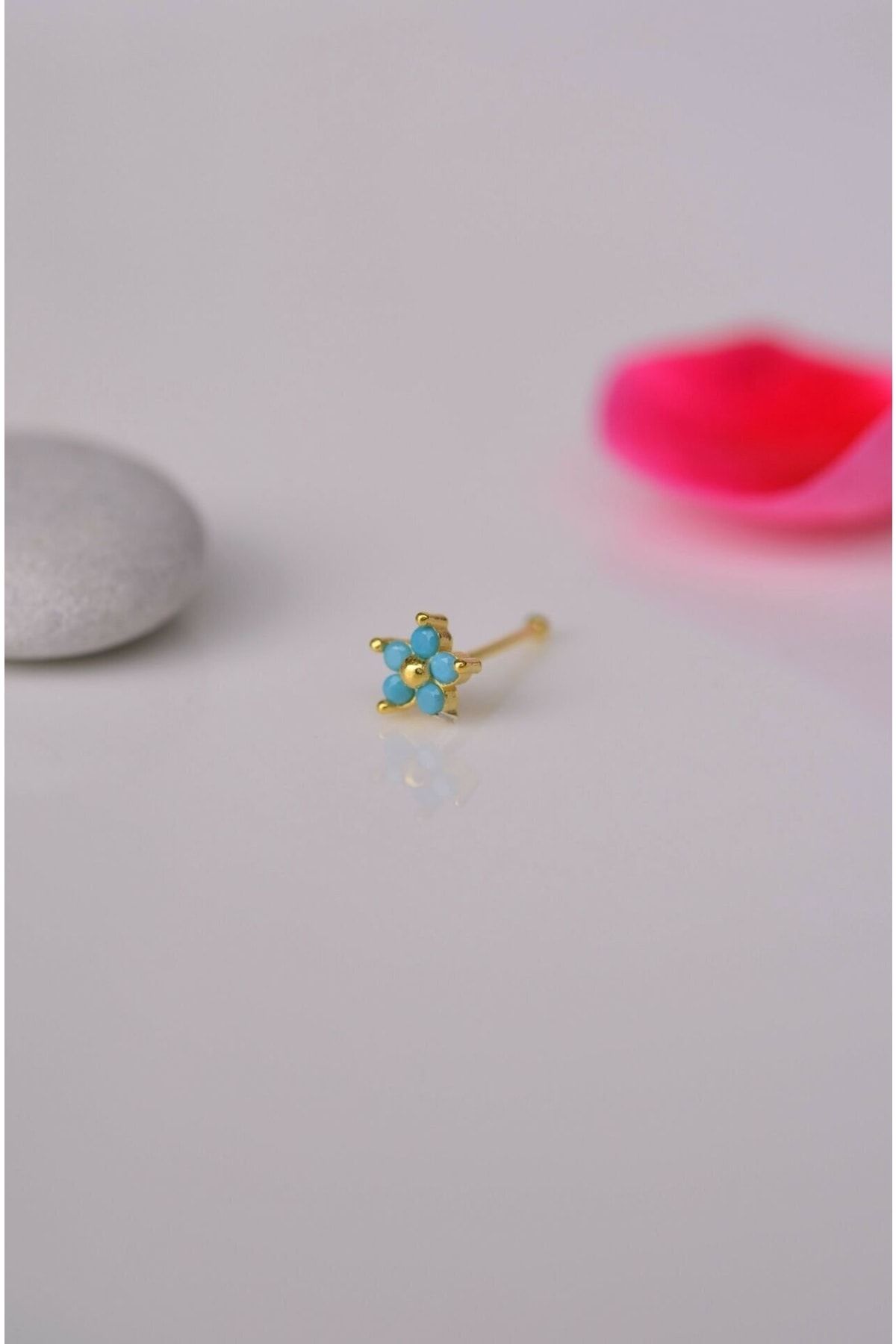 Gold flower cheap nose ring