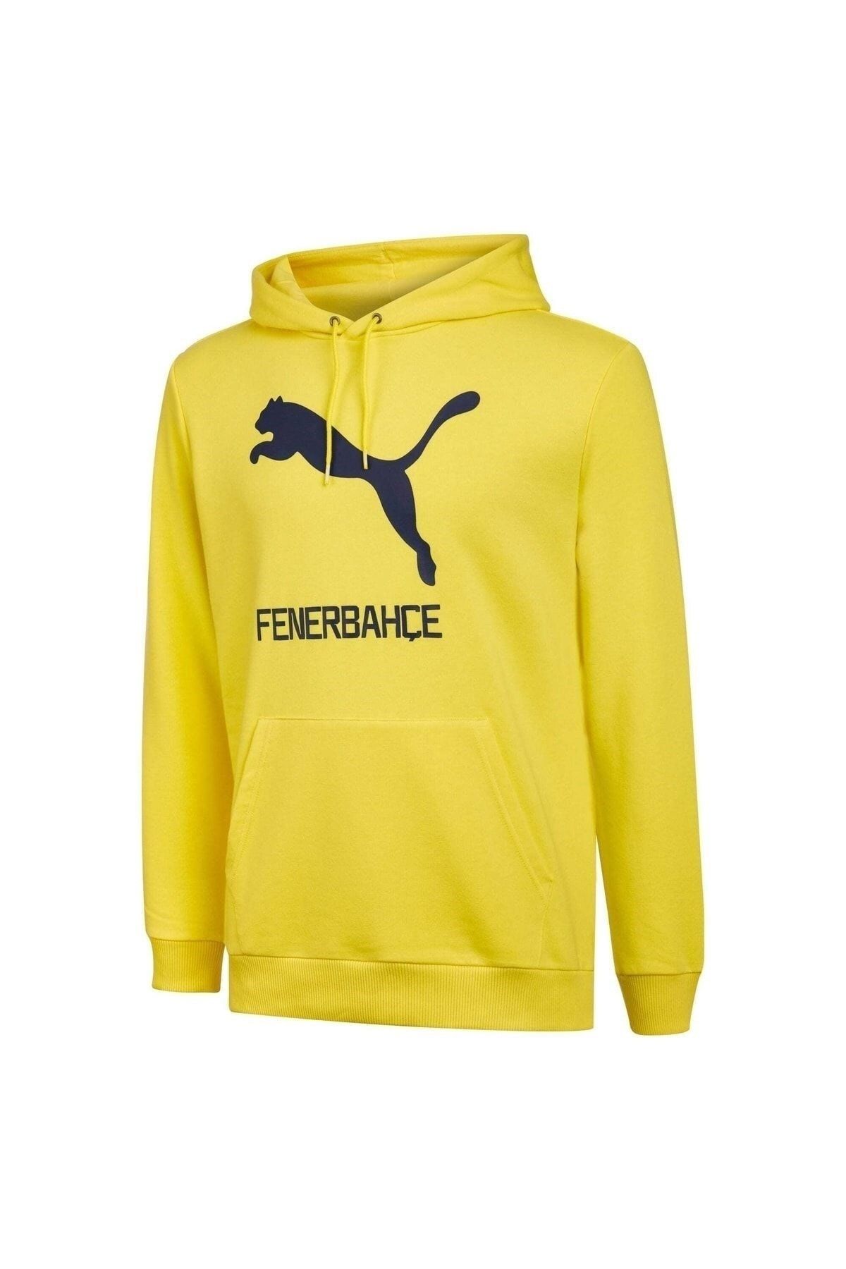 Yellow discount puma hoodie