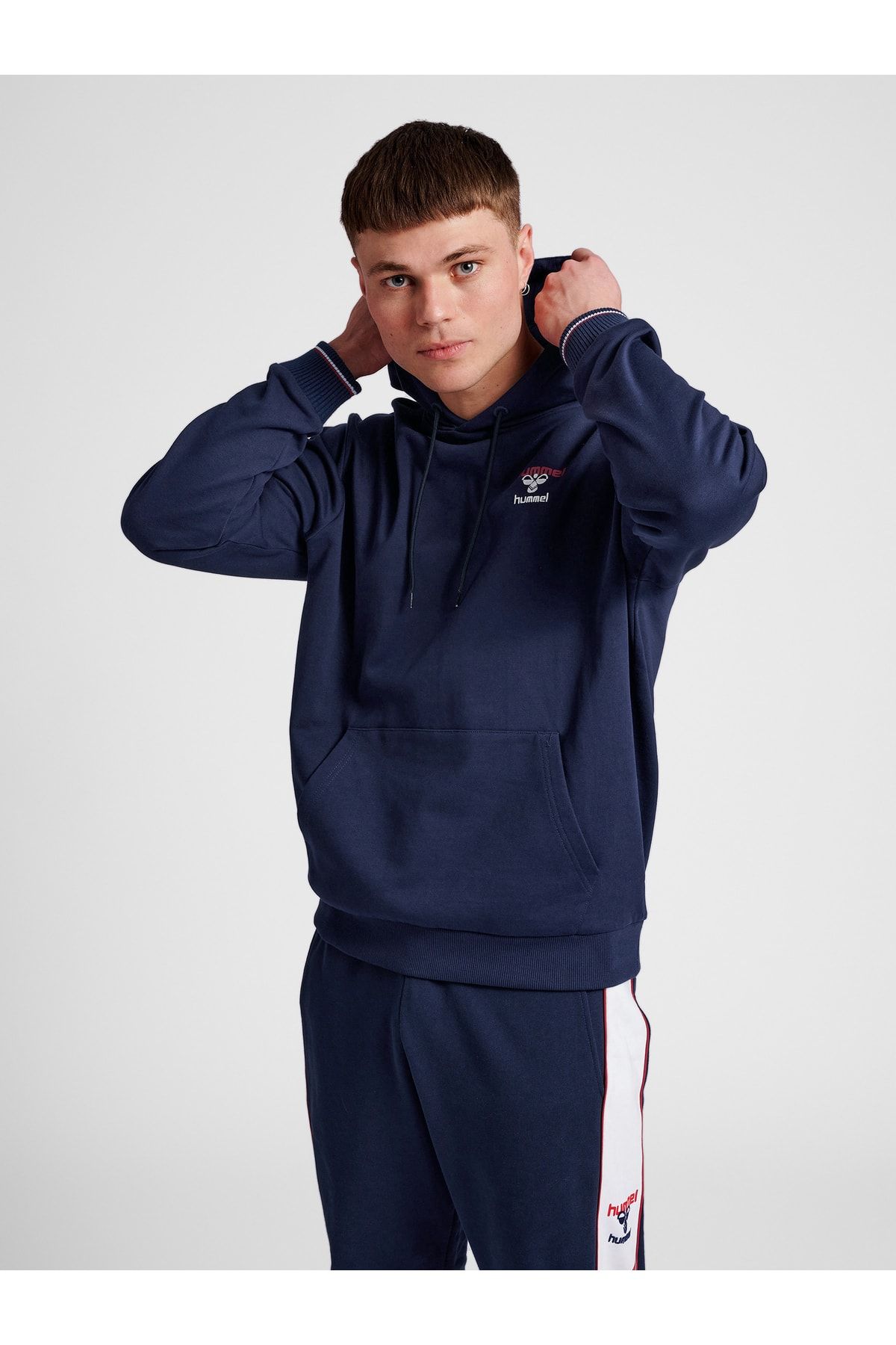 HUMMEL Sweatshirt Blau Regular Fit