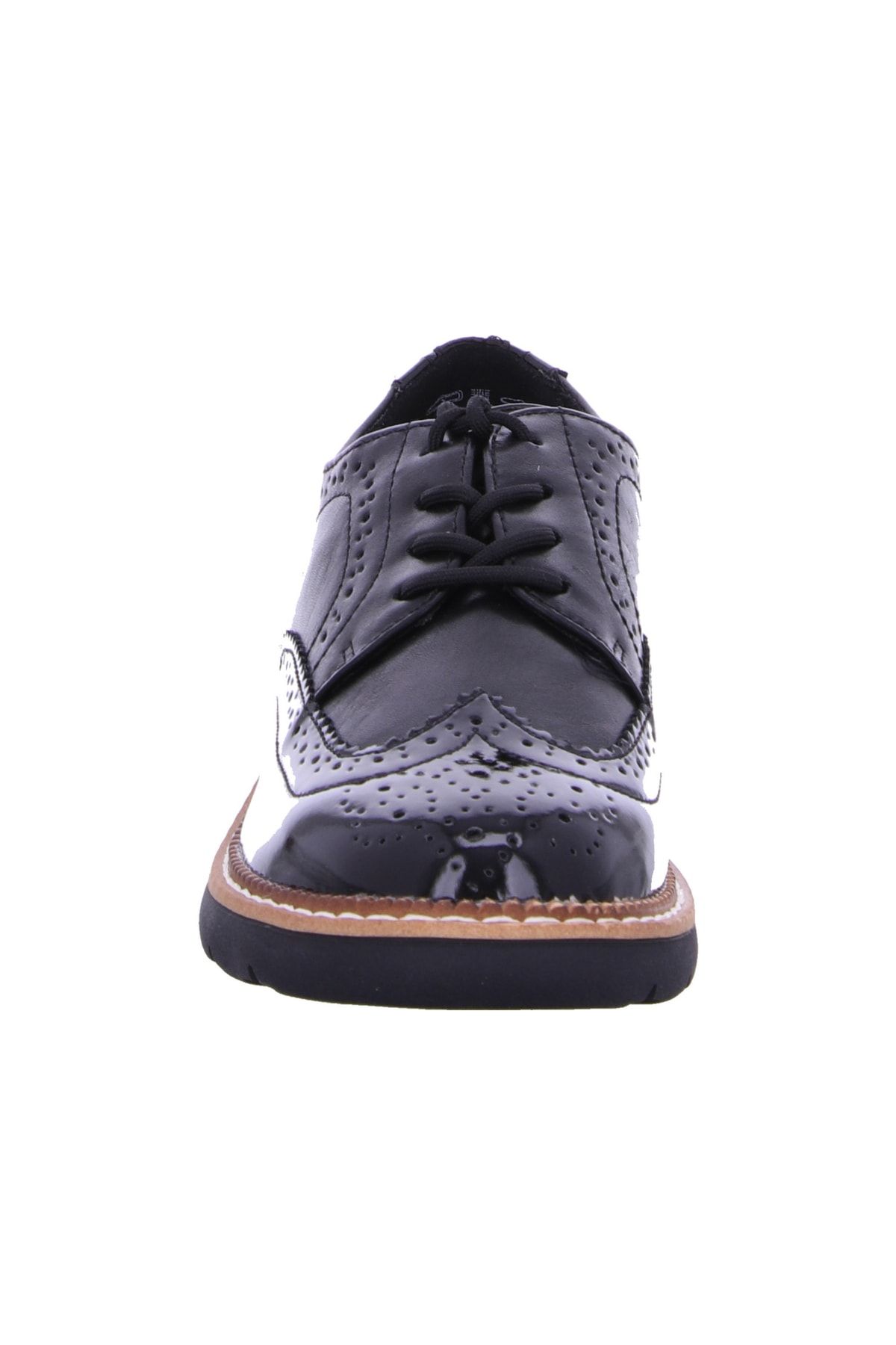 s.Oliver Sneaker Schwarz Flacher Absatz Fast ausverkauft NA9262