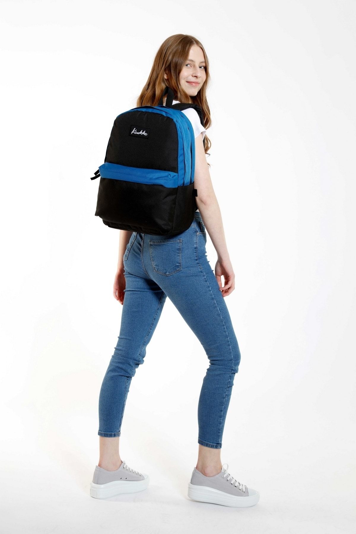 Kaukko Backpack Black Plain