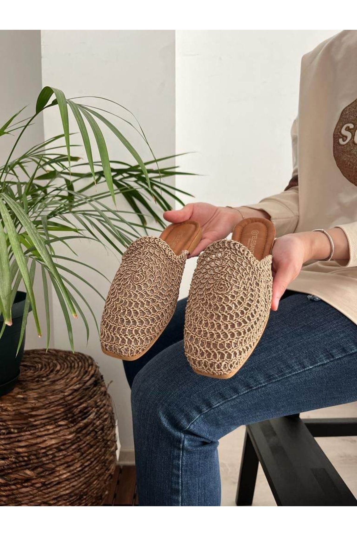 Embroidered on sale house slippers
