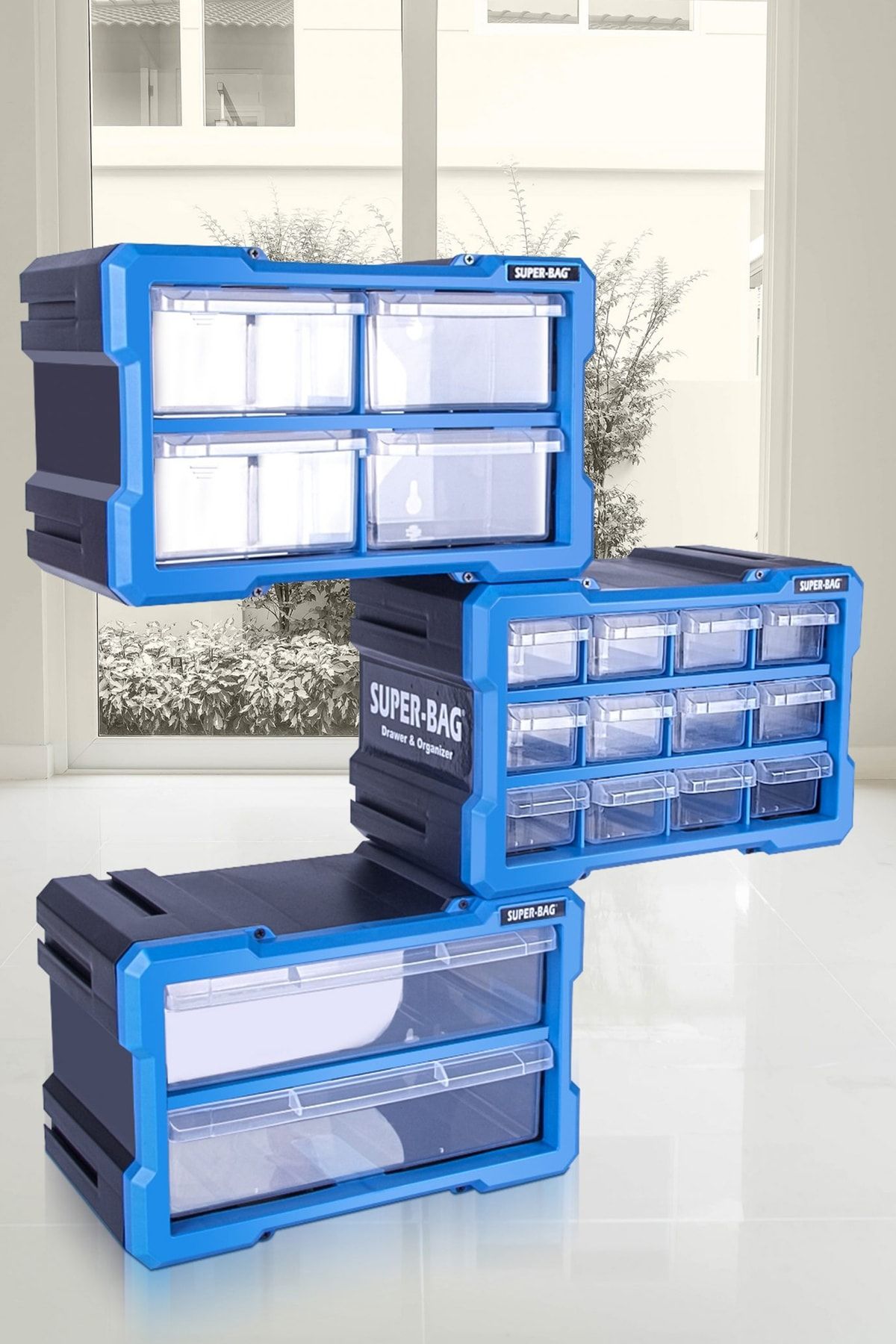 Superbag-Modular Monoblock Drawer Set 4 - Asr-6013 6