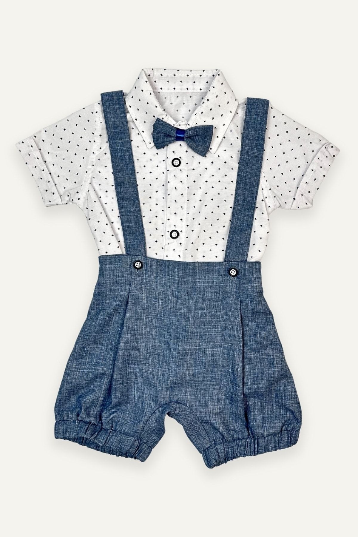 Jumpsuit with bow tie hotsell