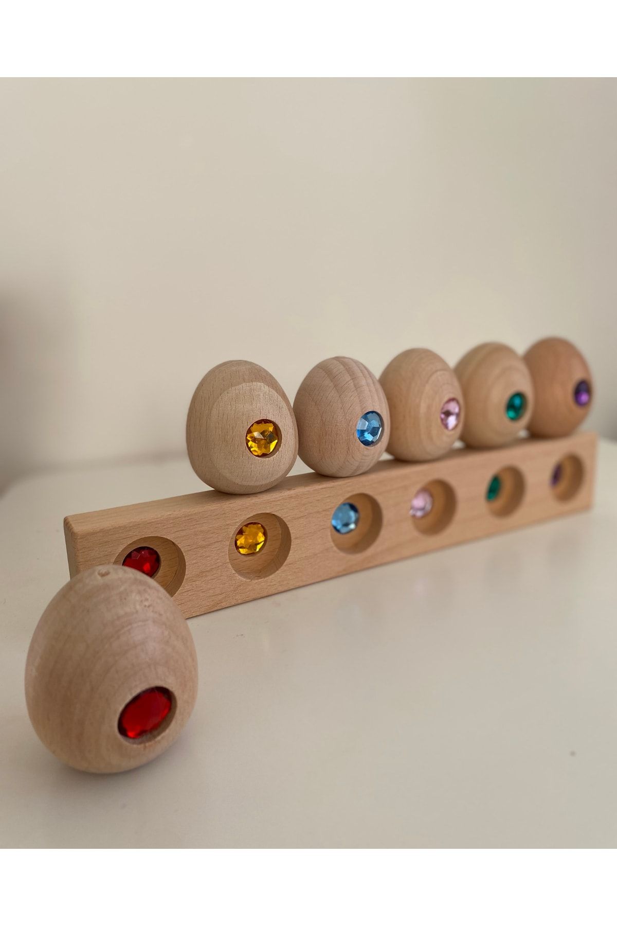 tiny wood Find Wooden Luminous Eggs Plug Wooden Color Matching