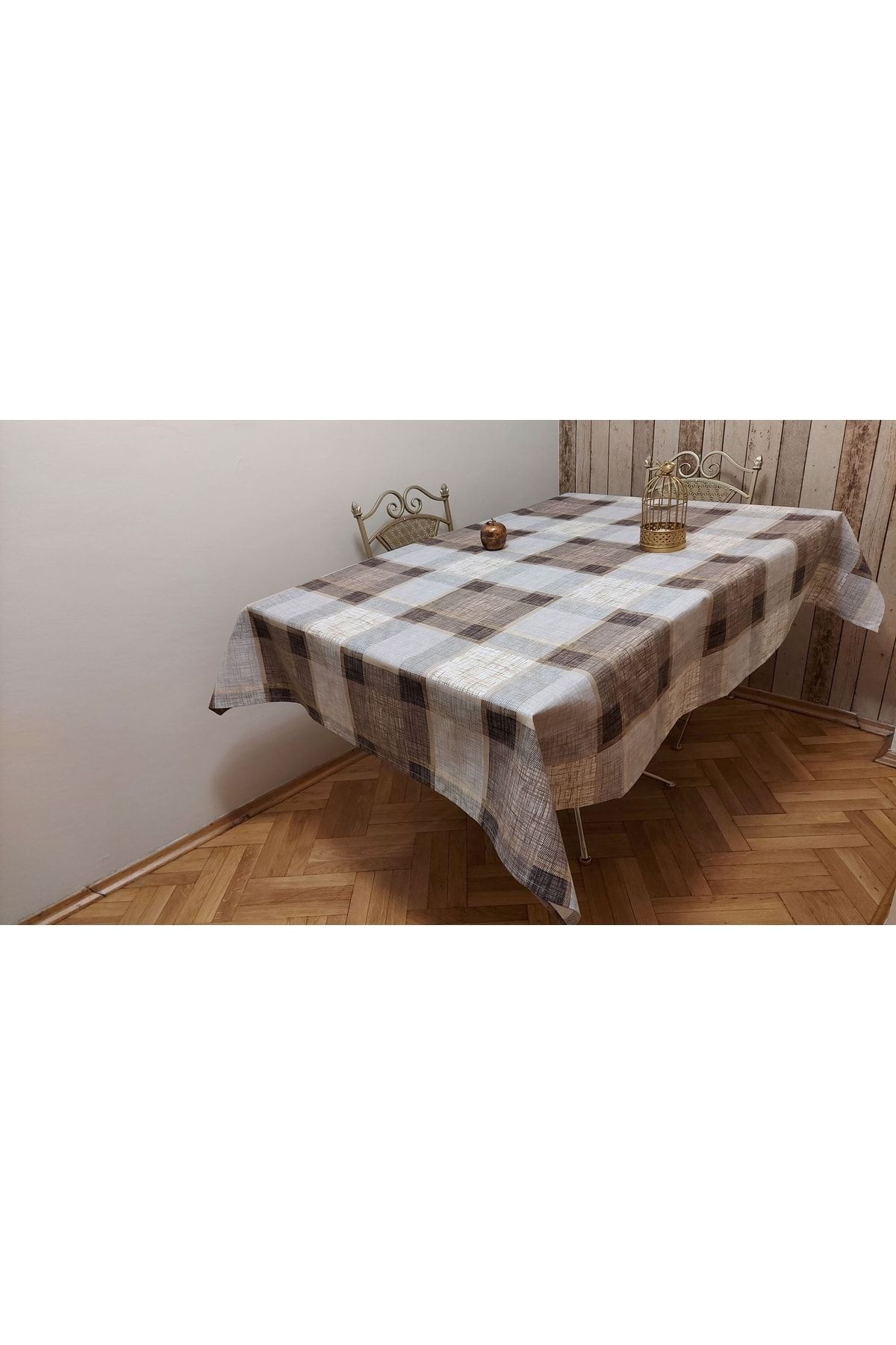 gonk-Rectangular Duck (LIQUID PUSHER, SPOT-PROOF) Fabric, Dining Table Cloth 5