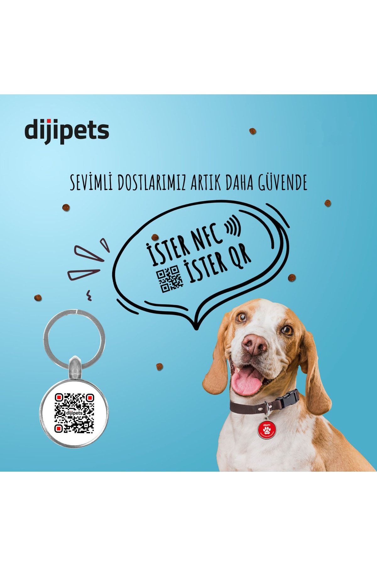 MVG Store-Dijipet Paw Friendly Smart Leash Digital Imprint and Location Information (End to Give a Loss) 3