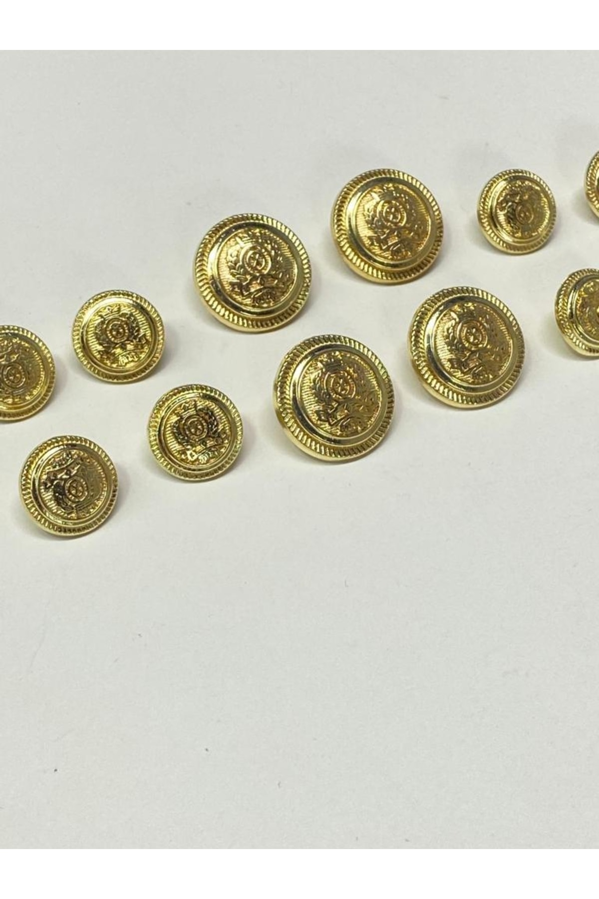Blazer Jacket Button Set 4+8 Gold