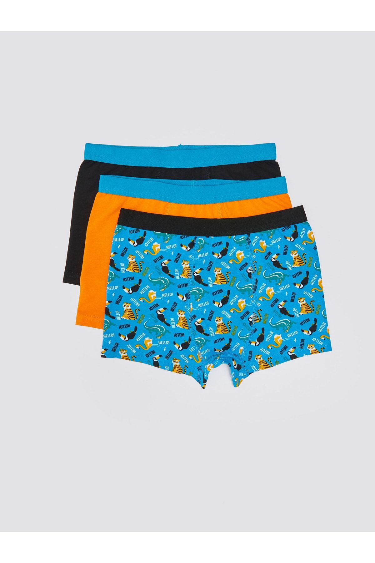 LC Waikiki Boxershorts Blau 3-teilig Fast ausverkauft