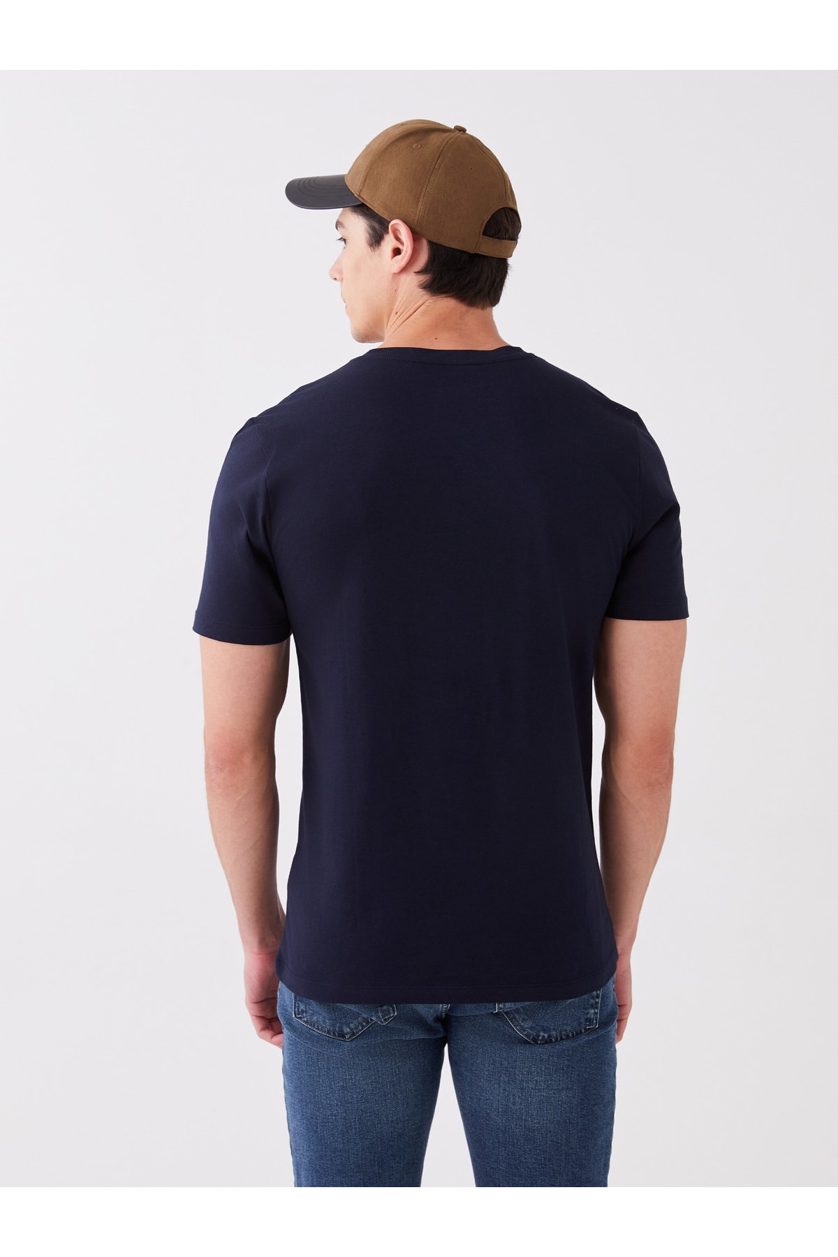 تیشرت مردانه آبی سرمه ای ال سی وایکیکی | S3FF67Z8HRZ اورجینال - تصویر 6