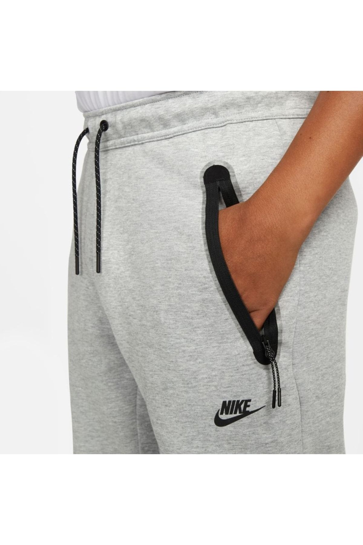 Nike tech fleece pants sales grey mens