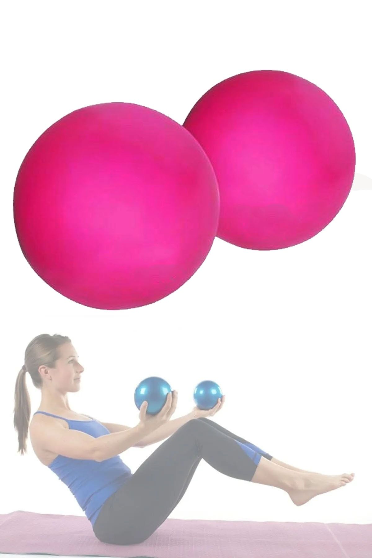 Jet 13-Piece Pilates Set Ball, 3-Piece Pilates Band Elastic Dumbbell Mat  Jump Rope Slimming Belt Pink - Trendyol