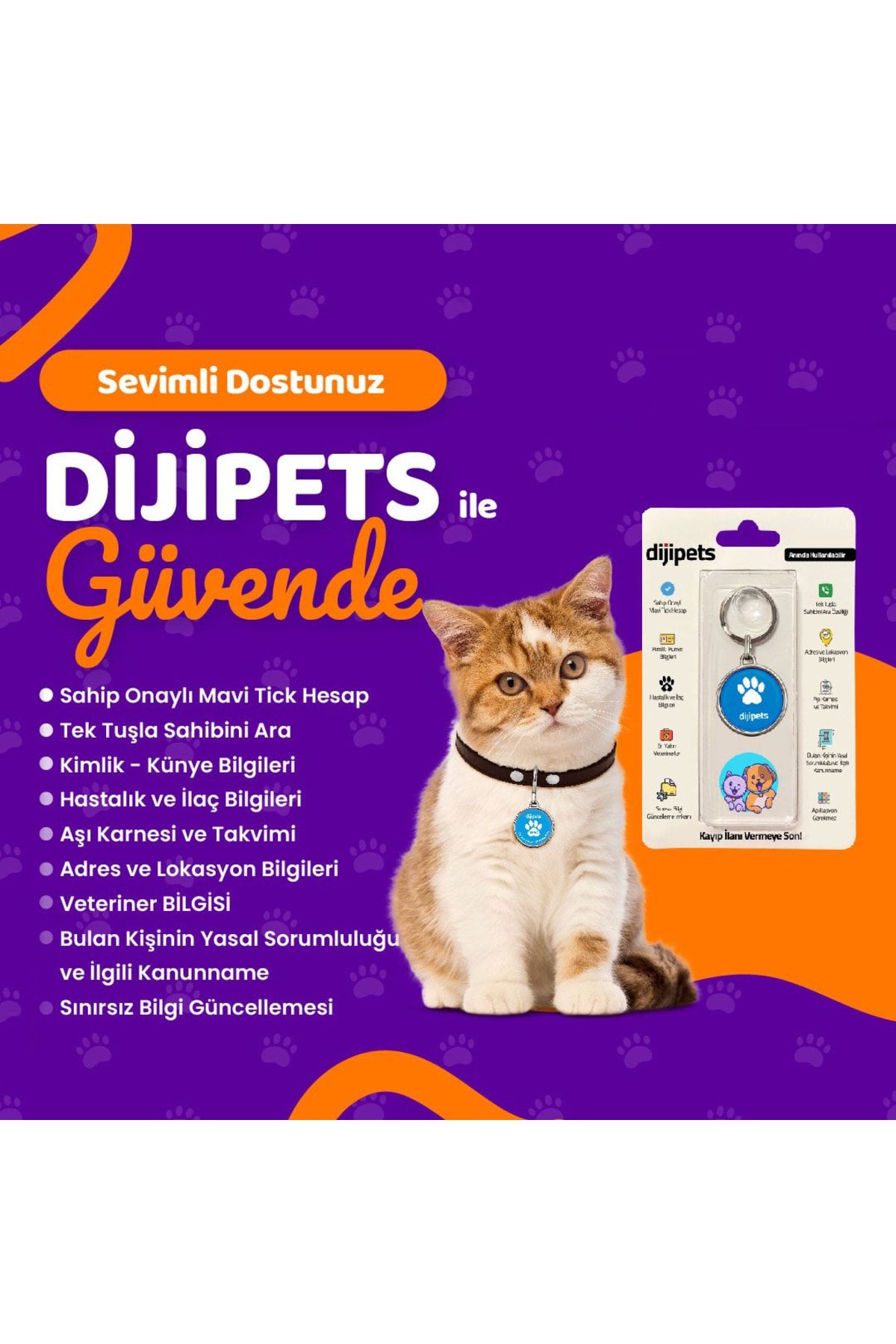 MVG Store-Dijipet Paw Friendly Smart Leash Digital Imprint and Location Information (End to Give a Loss) 7