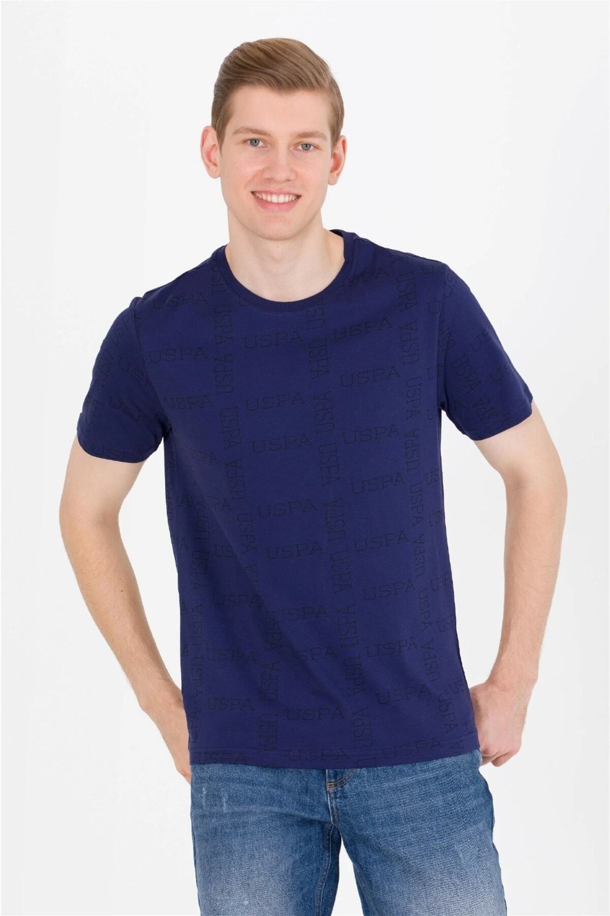 یو اس پولو تی‌شرت یقه گرد مردانه