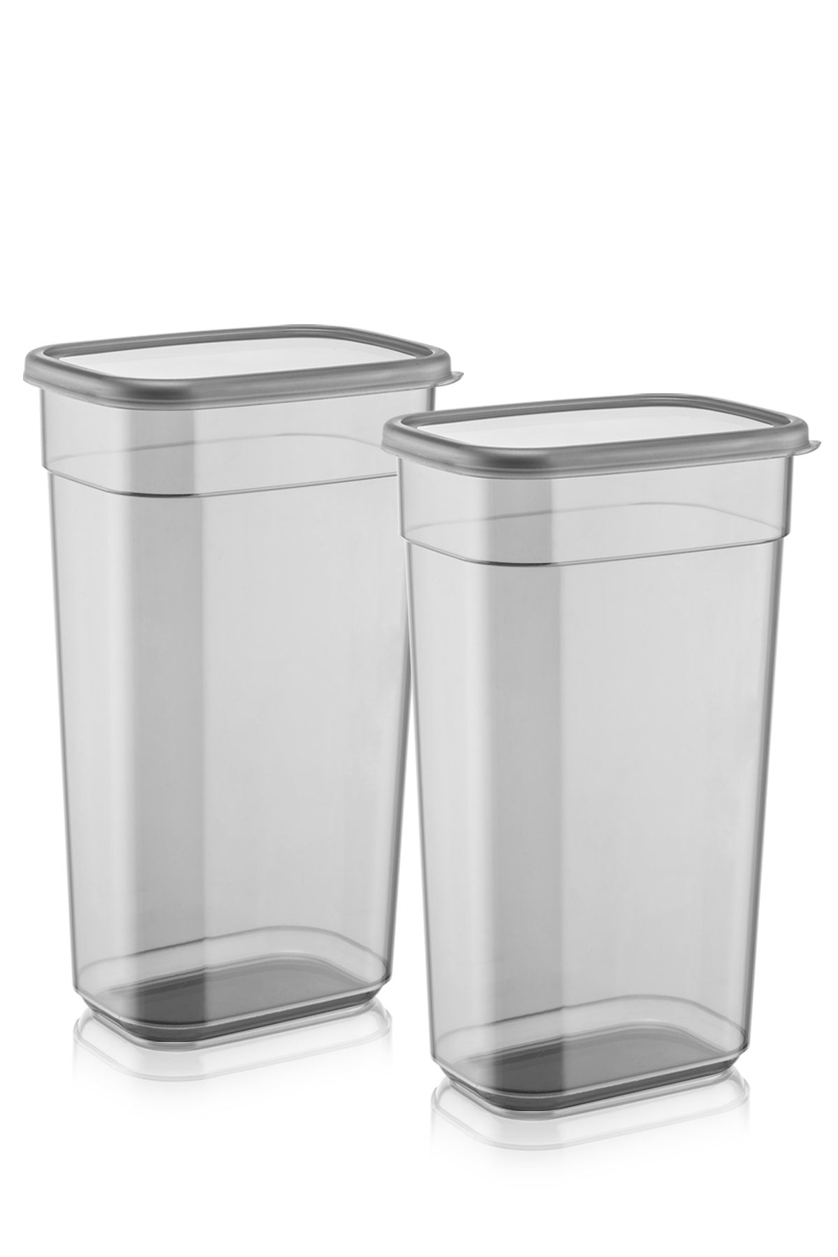 Meleni Home Set of 2 Labeled Tablet Detergent Storage Box Elina Rectangular Storage Container 3200 ml
