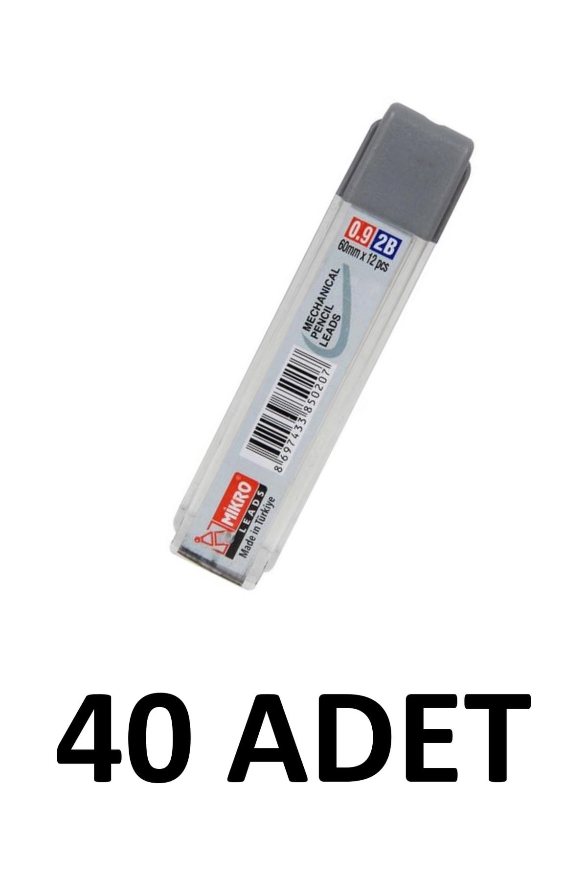 Mikro-40 قطعة دقيقة 0.9 مللي متر قلم رصاص 20 قطعة 1