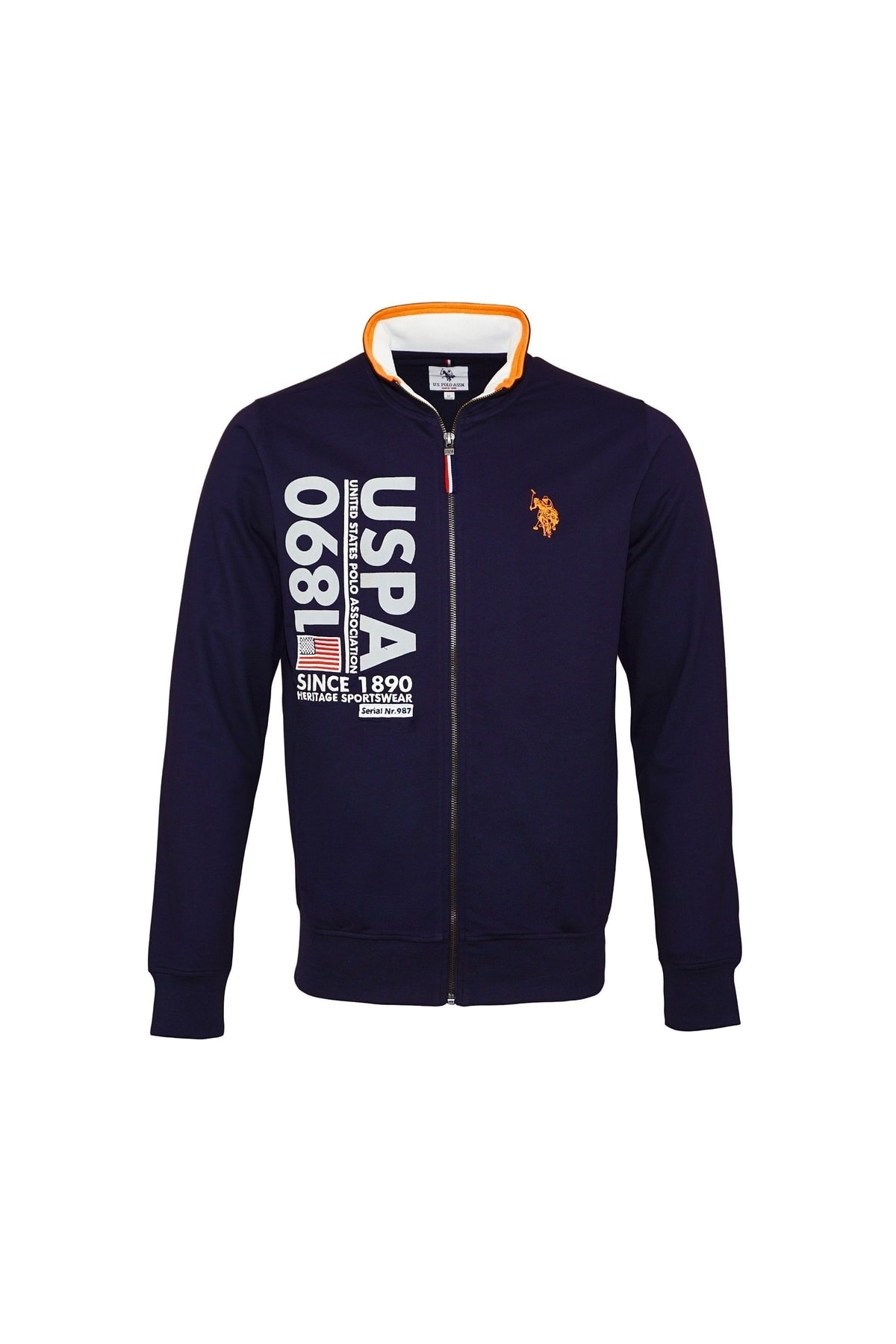 U.S. Polo Assn. Sweatshirt Dunkelblau Regular Fit