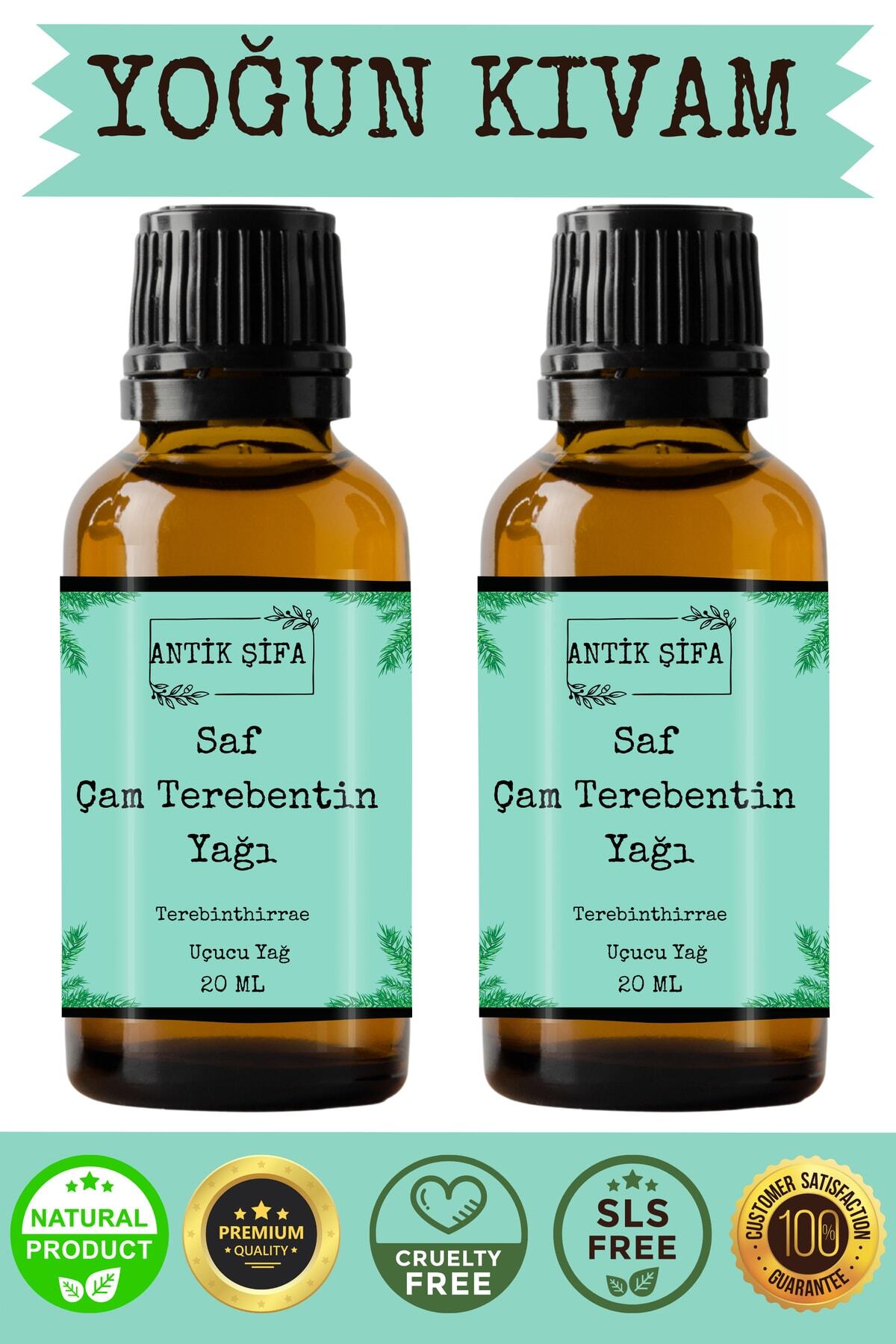 Antik Şifa 100% Non-Diluent Pine Turpentine Oil (2 X 20 ML