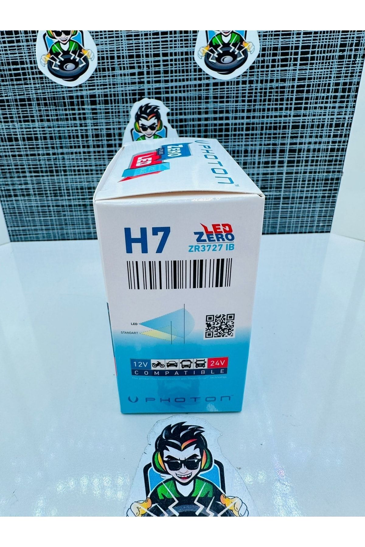 Zero H7 Buz Mavisi +3 Plus Fansız Led
