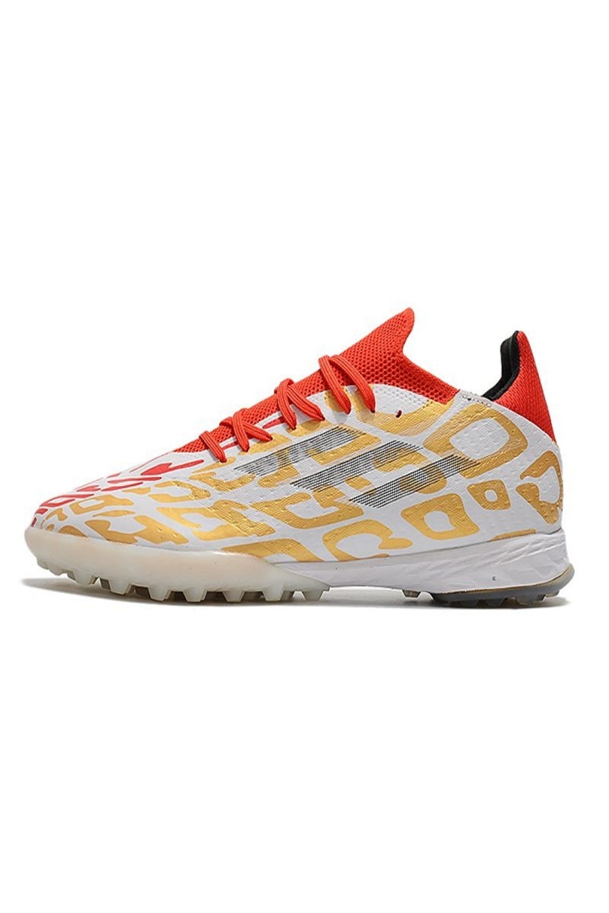 Messi X Speed Kırmızı Sarı Beyaz Halı Saha Fy6896 2