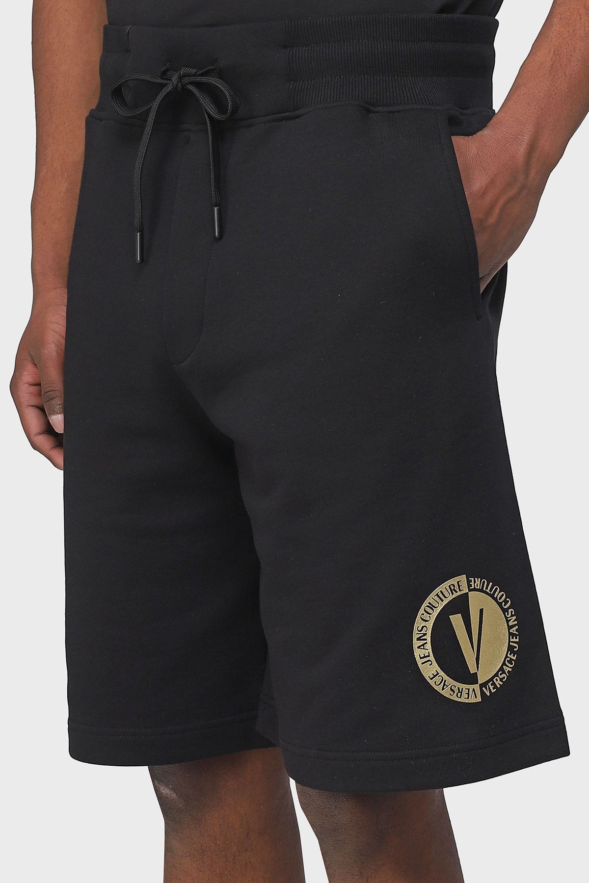 VERSACE JEANS COUTURE Logo Belted Pocket Relaxed Fit Short Men's