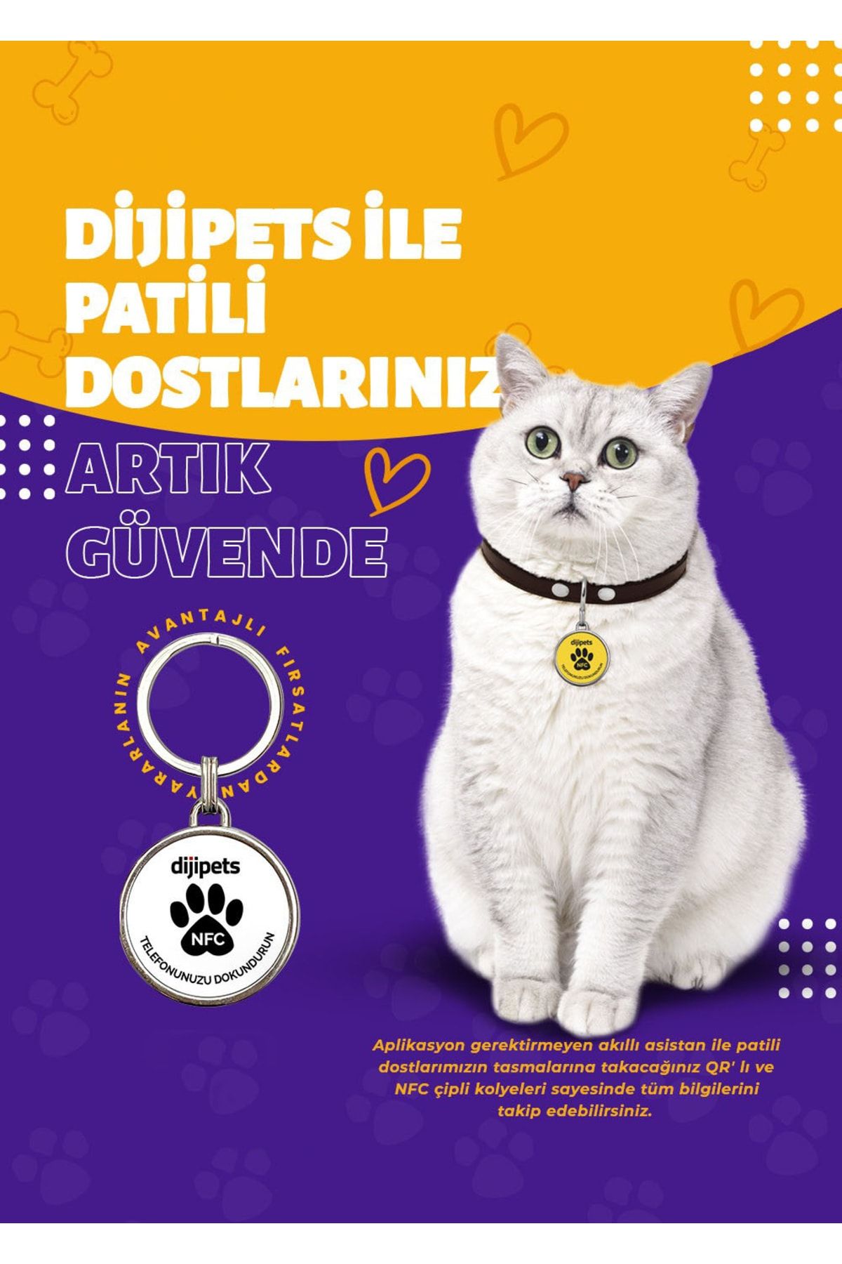 MVG Store-Dijipet Paw Friendly Smart Leash Digital Imprint and Location Information (End to Give a Loss) 8