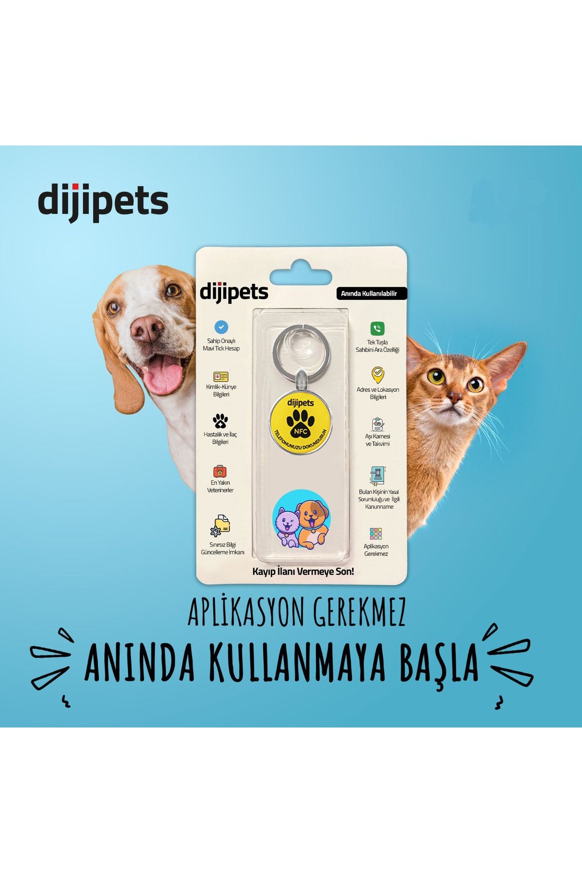 MVG Store-Dijipet مقود ذكي صديق للمخلب، علامة رقمية ومعلومات موضعية (إنهاء الضياع) 2