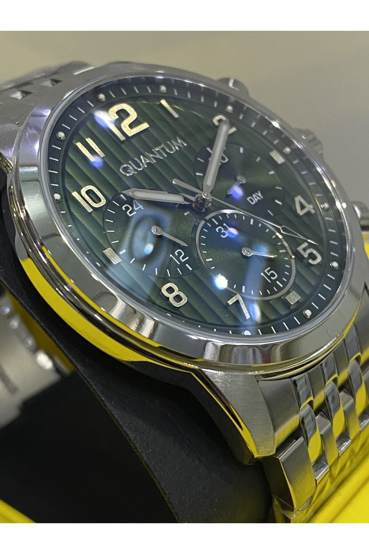 Quantum-Adrenaline Special Series Classic Numeral 100% Steel Green Dial 100 M 46 Mm 2