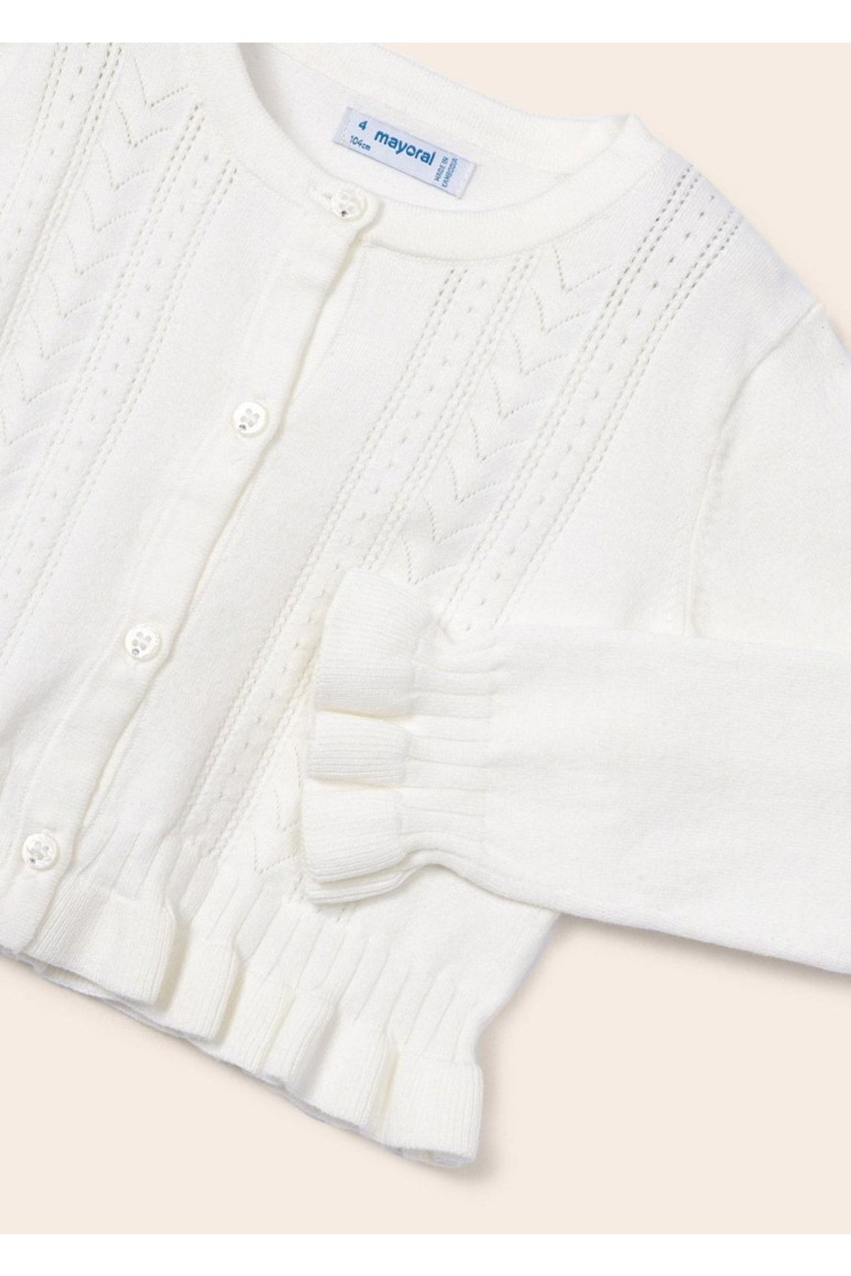 Mayoral Cardigan White