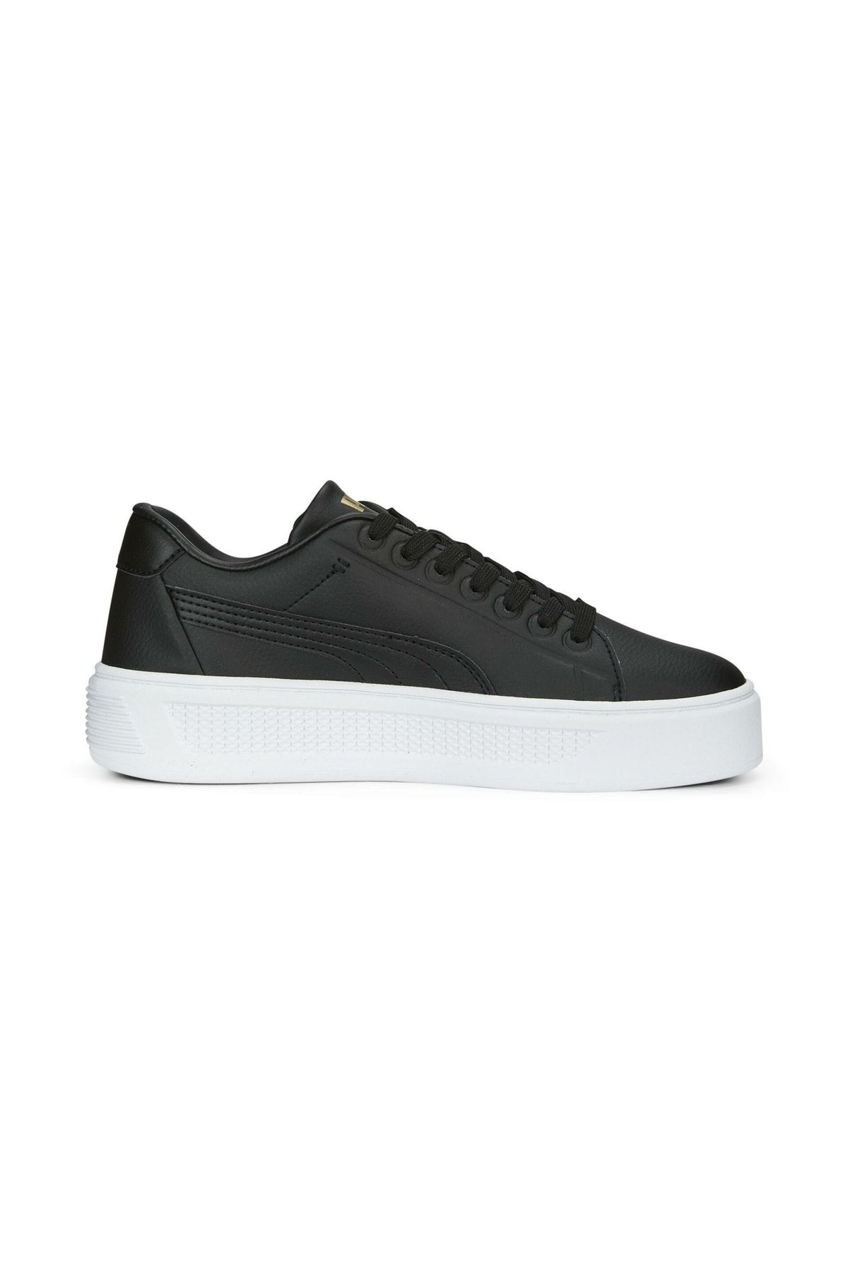 Puma کفش ورزشی مشکی زیره بلند زنانه Smash Platform V3 38940102
