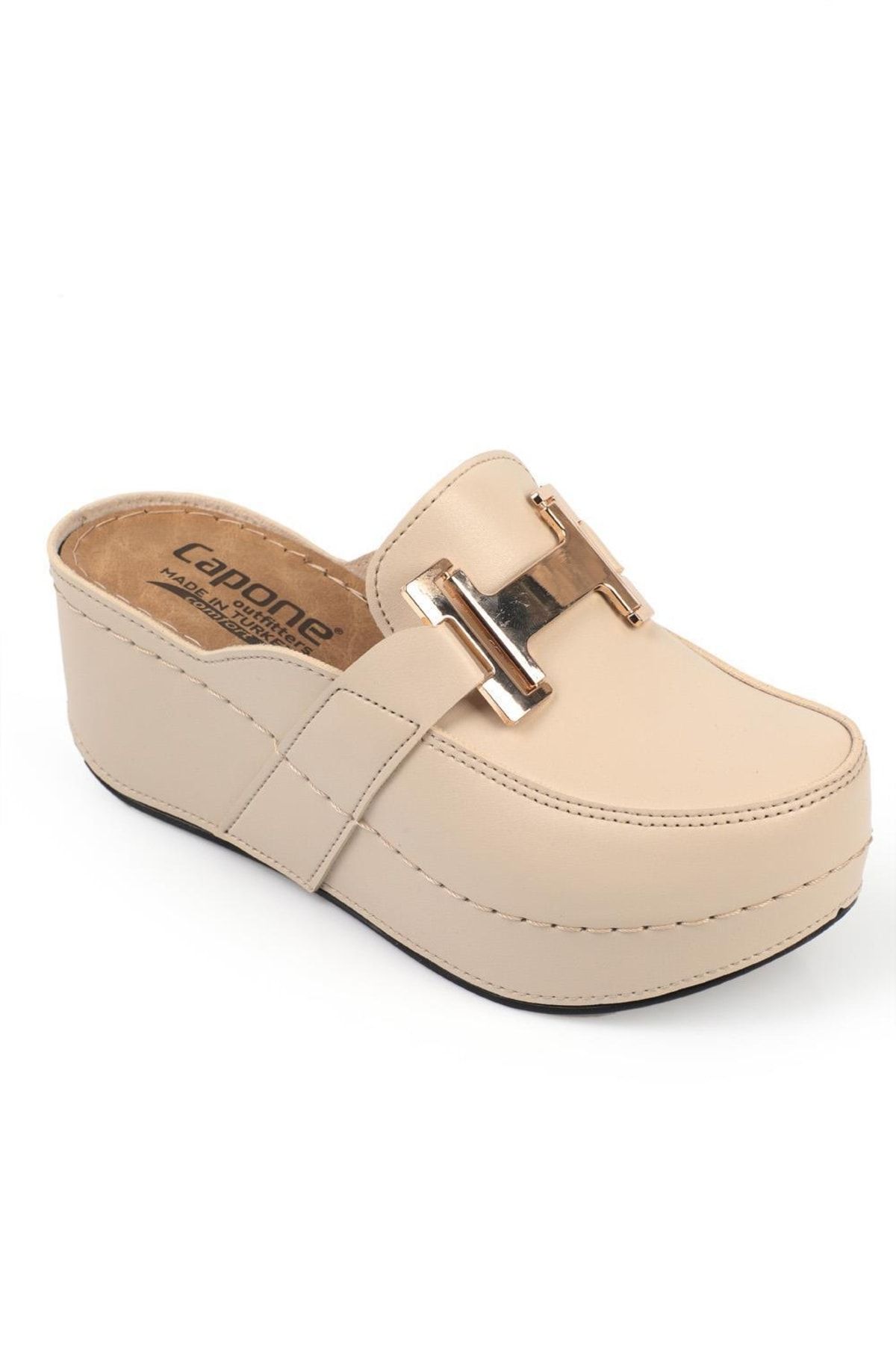 Capone Outfitters-Papuci de mama cu toc pană, anatomici, moi, confortabili 7