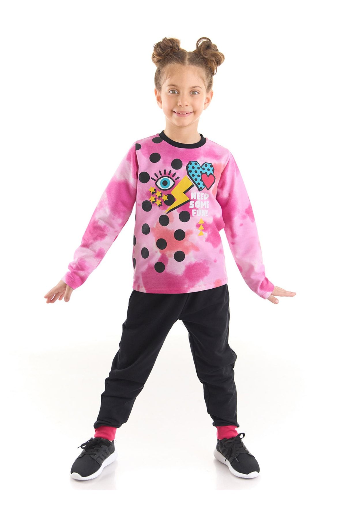 Mushi Zweiteiler Rosa Regular Fit