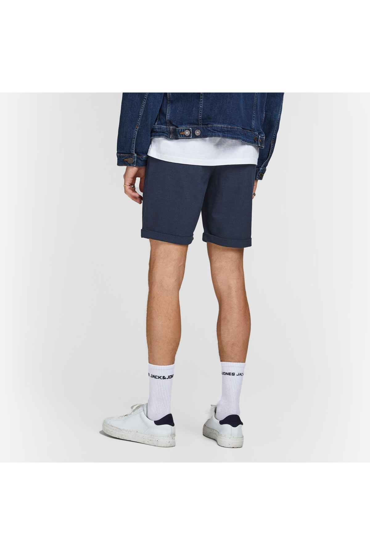 شلوارک مردانه راسته فاق نرمال | جک اند جونز Jack & Jones 12186937 - تصویر 3