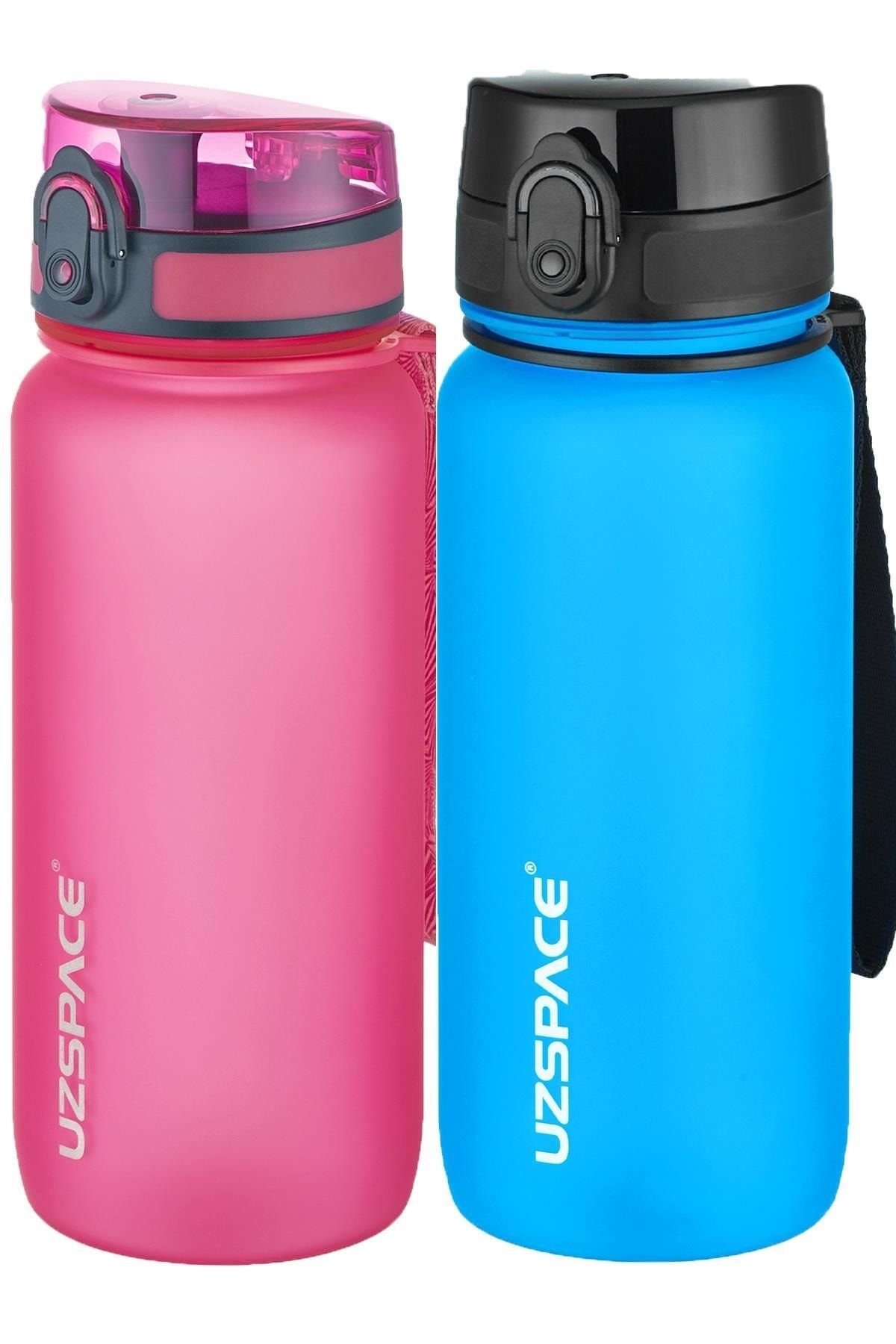 Uzspace-650 Ml 2-Piece Tritan Flask Set in 14 Different Color Options - Fiftyfifty 1