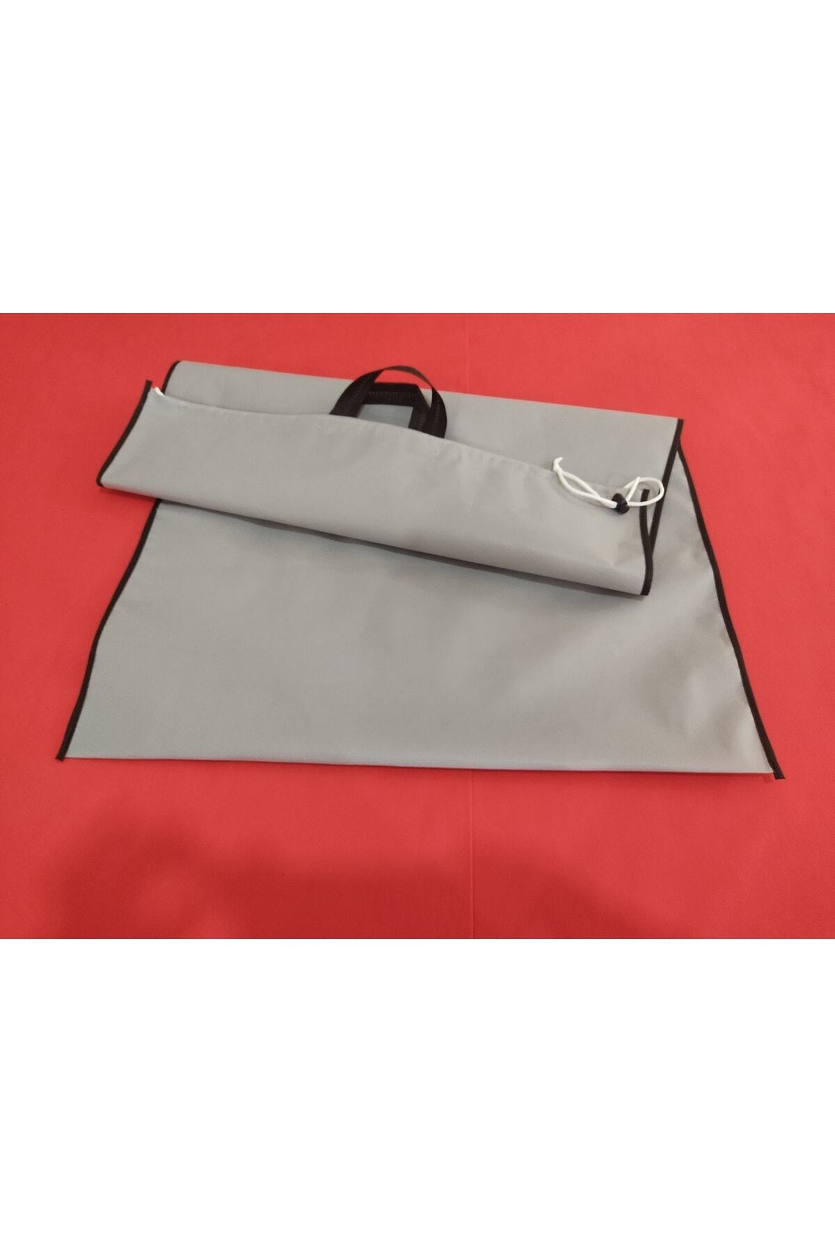 Yorgan - Battaniye Koruyucu Ve Taşıma Kılıf Hurç 64x95 cm, Gri Renk