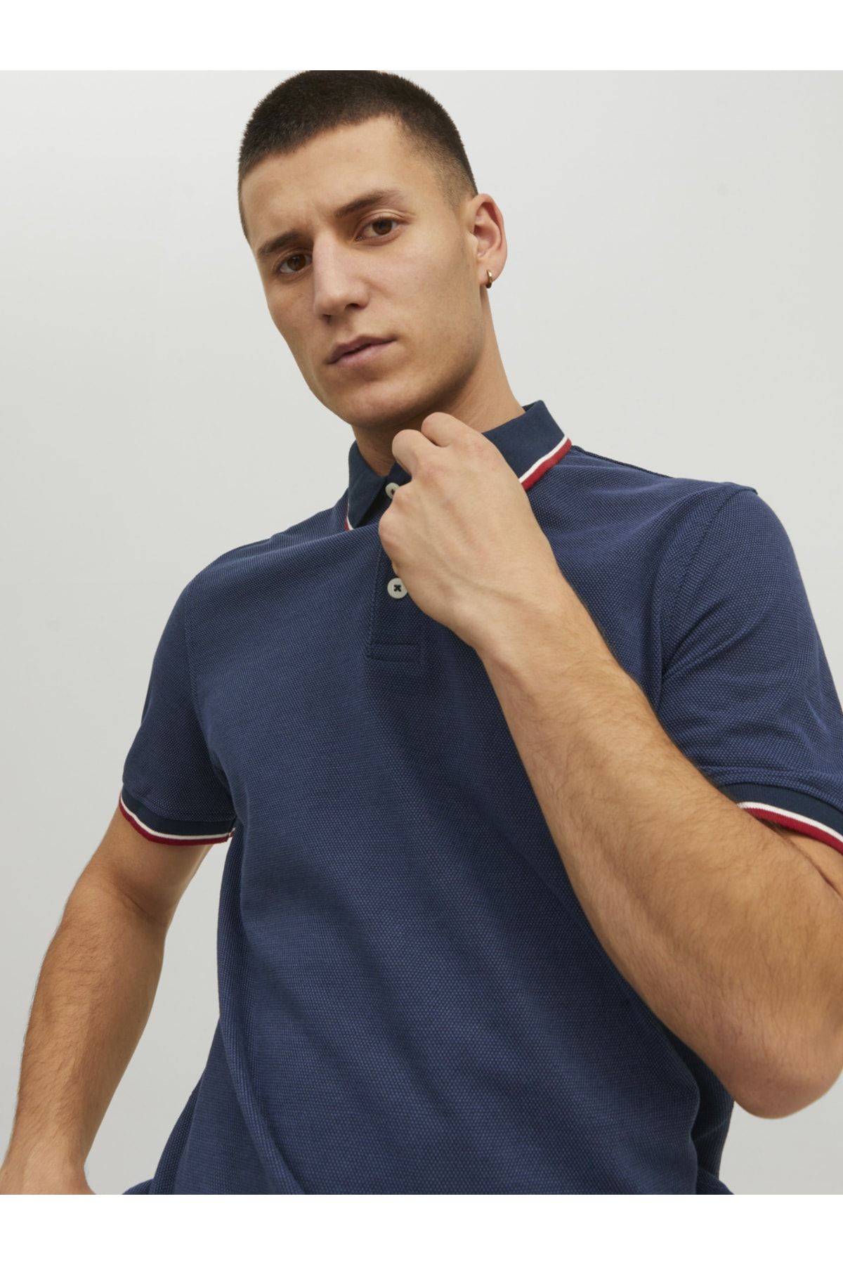 تی شرت آبی مردانه Jack Jones تیشرت سرمه‌ای Jack & Jones