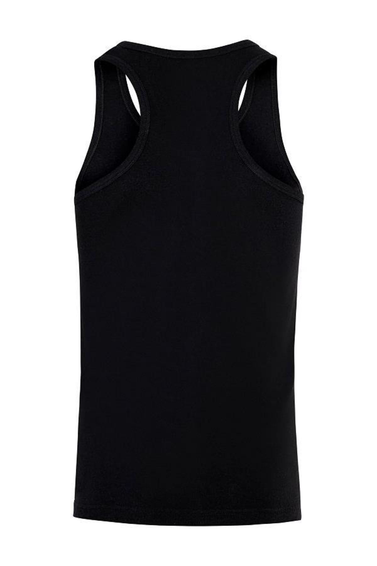 Şahin-Pack of 6 Men's Cotton Ribbed Athlete Tank Top 10040 1