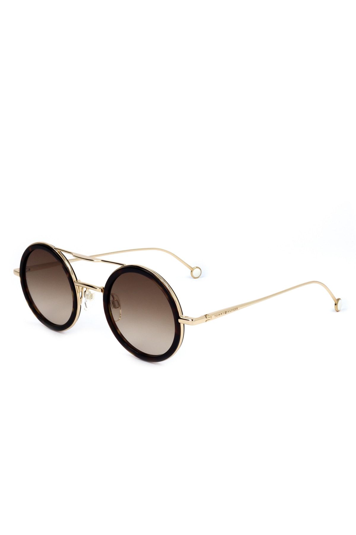 Tommy Sunglasses - Gold-colored Round Trendyol