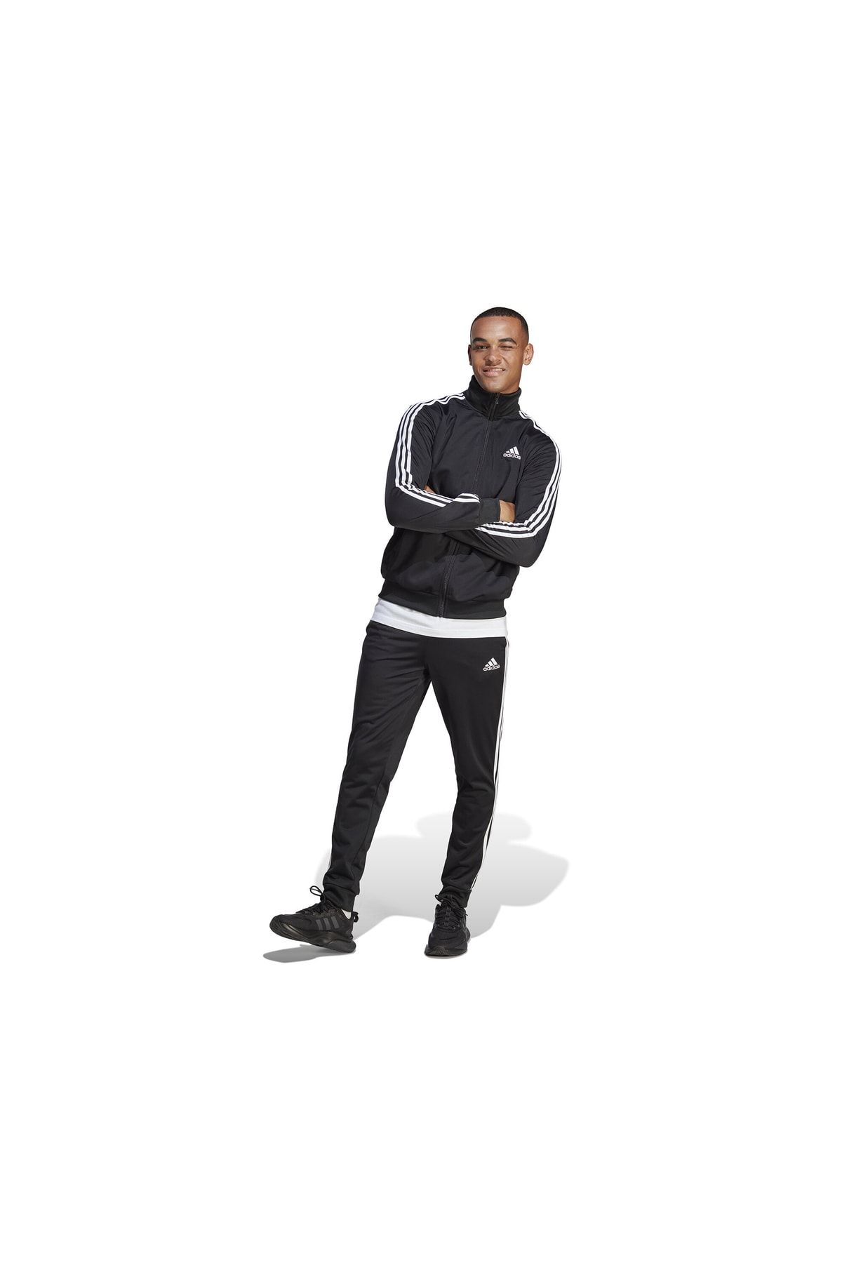 adidas Sports Sweatsuit Set Black Regular fit Trendyol
