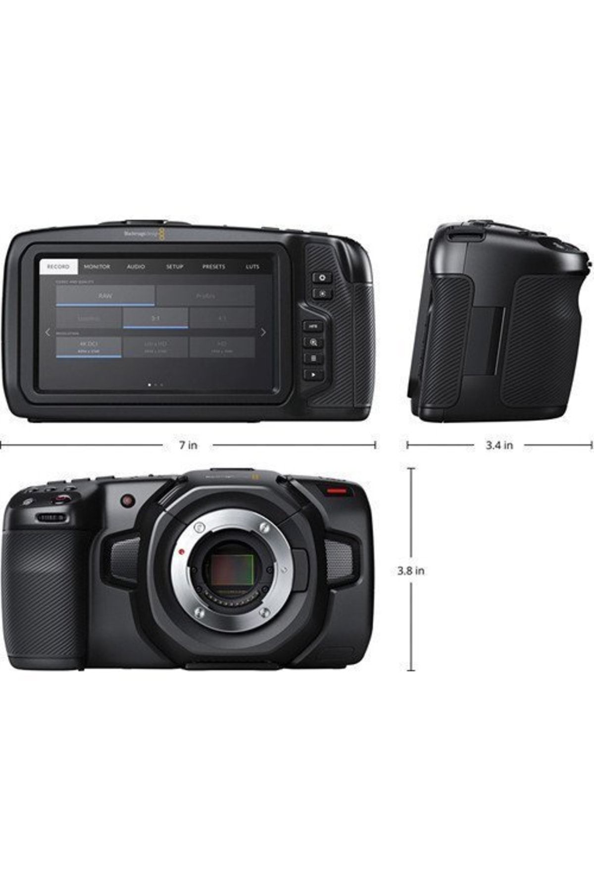 Blackmagic pocket cinema camera 4k price discount