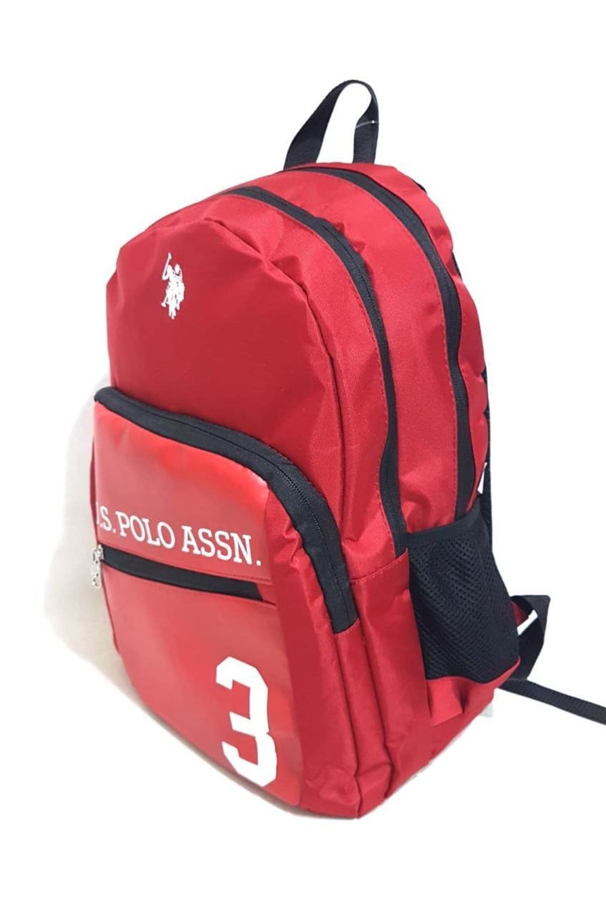 Polo Backpack Red Plain Trendyol