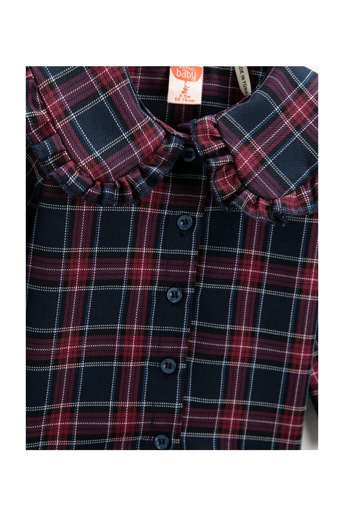 Koton Bluse Dunkelblau Regular Fit FN6537