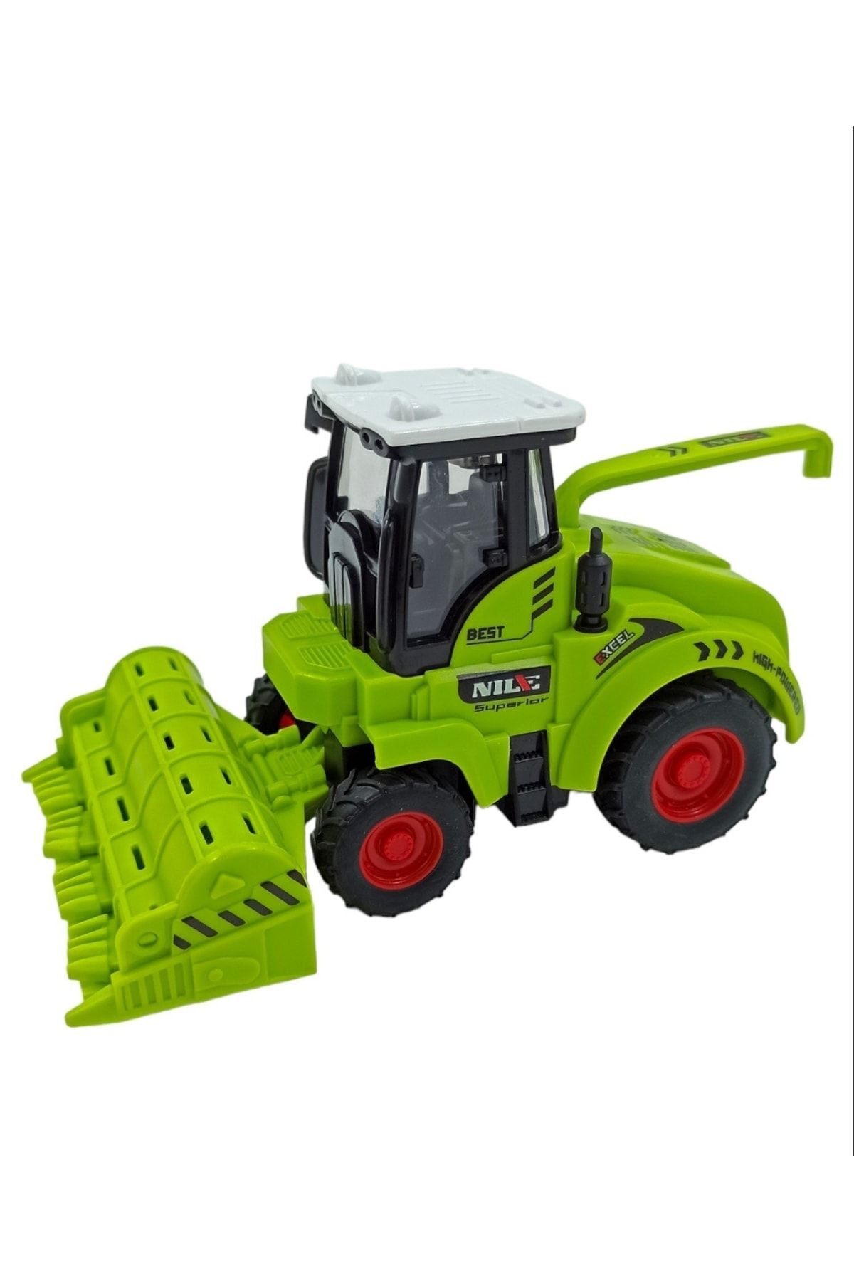 Oyuncak Tarım Aracı Traktör Biçerdöver Kaliteli Sürtmeli Oyuncak Tarım Makineleri 14x8cm.