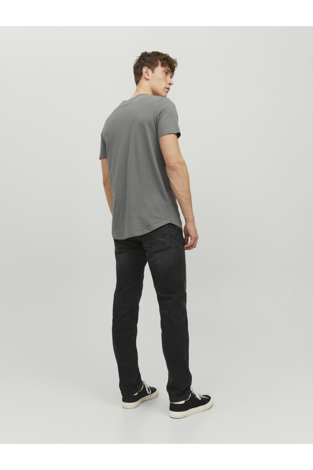 تی شرت جک اند جونز مردانه مودال زرد بیسیک راسته Relaxed/ریلکس    بیسیک Daily/روزانه | Jack & Jones 12113648 TR - تصویر 3
