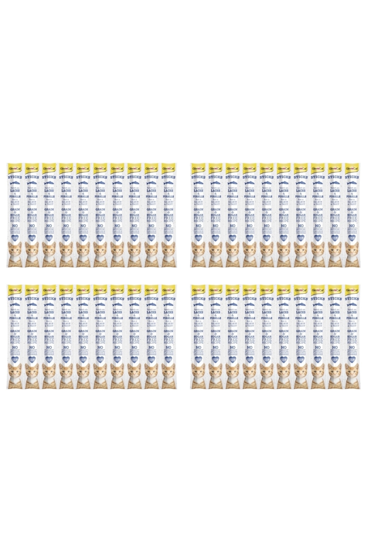 Gimcat X 4 Adet Sticks Somonlu Ödül Çubuğu 10'lu