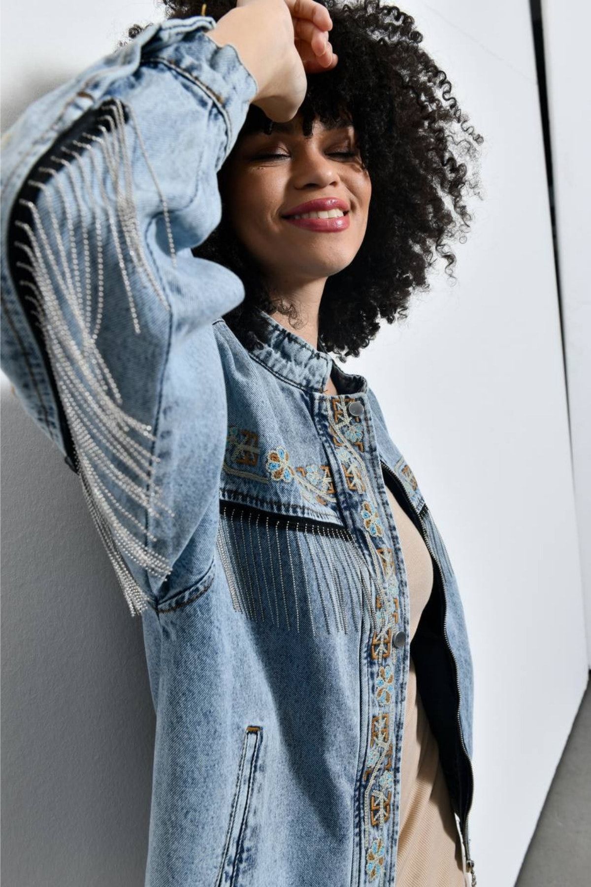 Denim designer on sale jacket