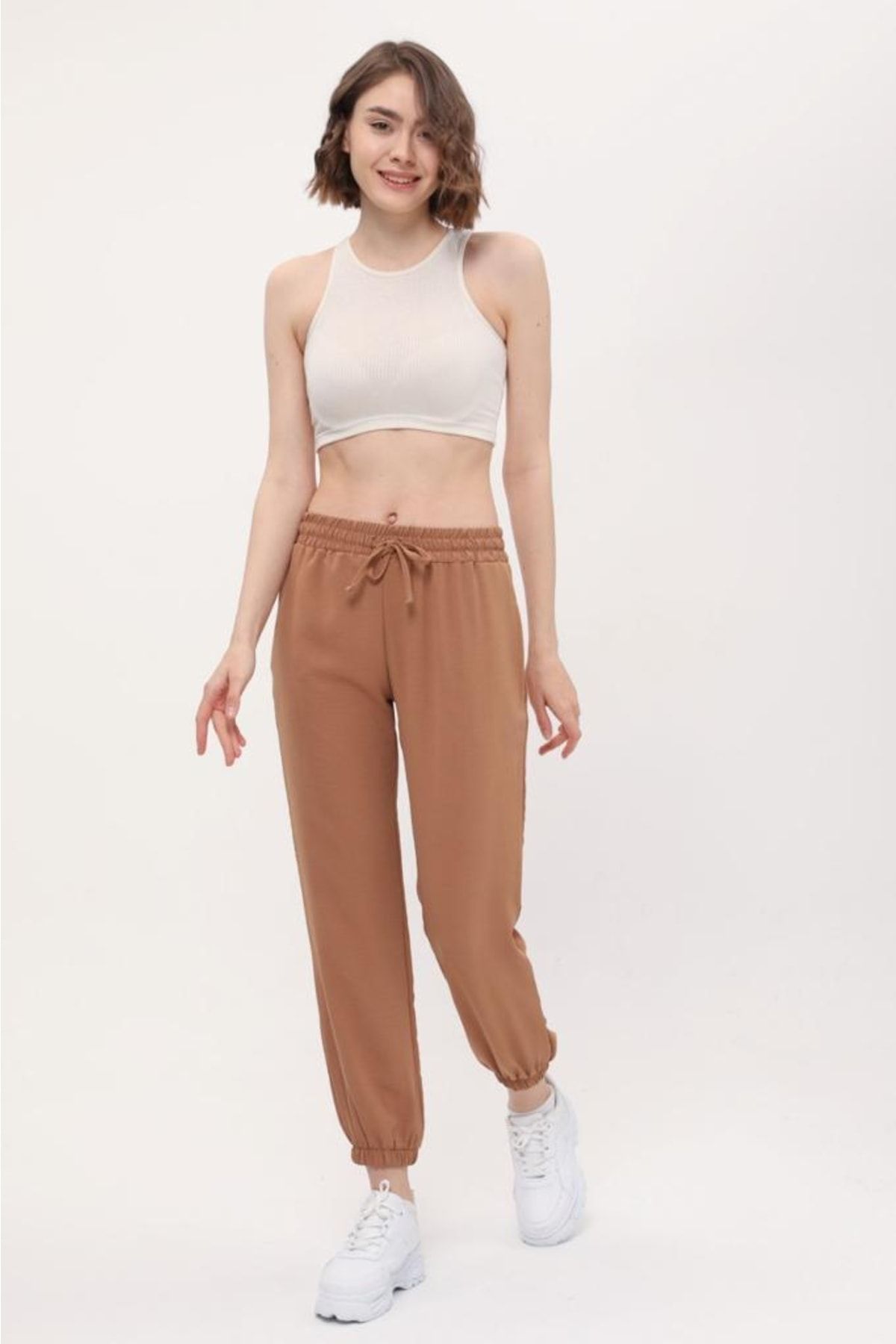 High waisted sales drawstring joggers