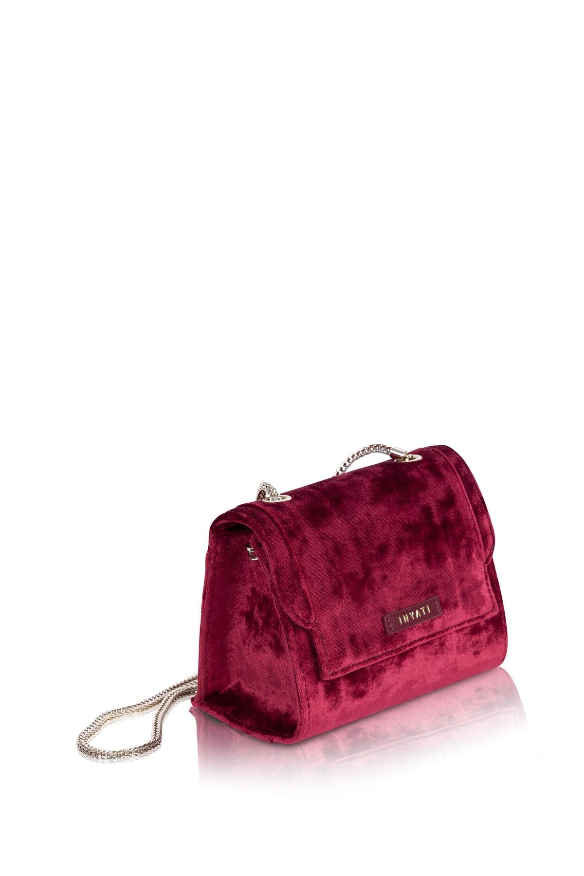 Inyati Handtasche Bordeaux Unifarben